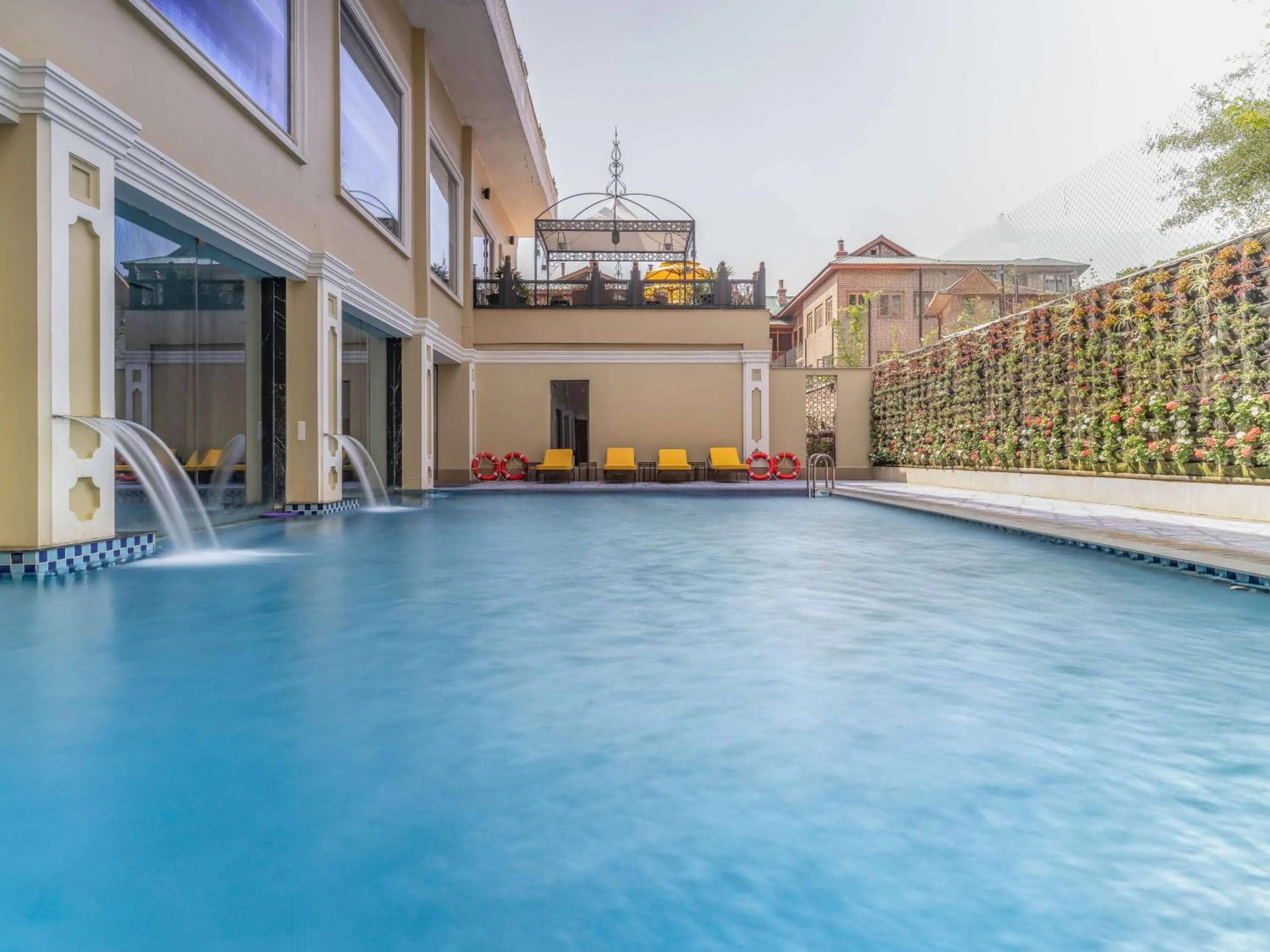 Pool view in Radisson Collection Hotel & Spa, Riverfront Srinagar