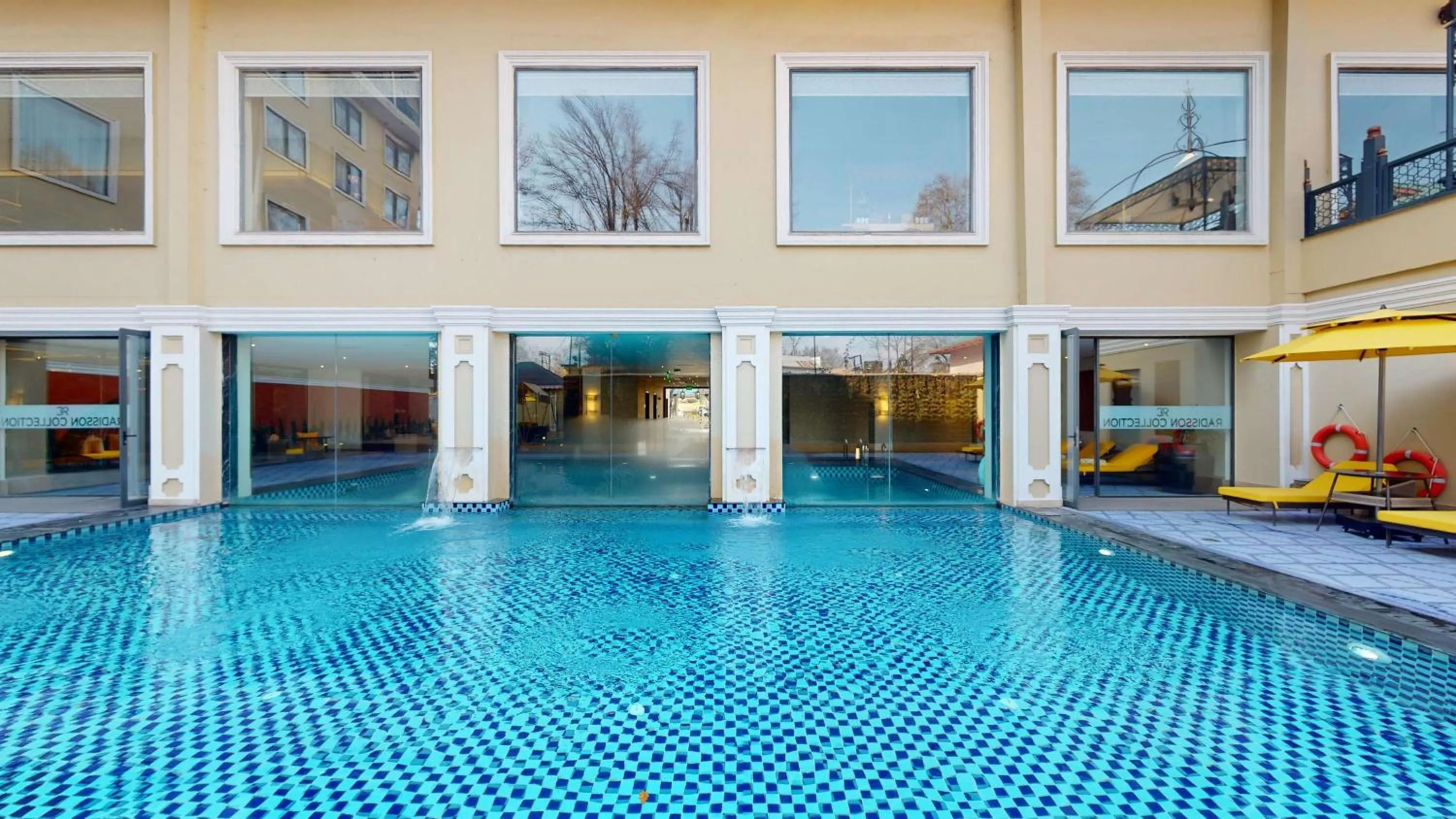 Pool view in Radisson Collection Hotel & Spa, Riverfront Srinagar