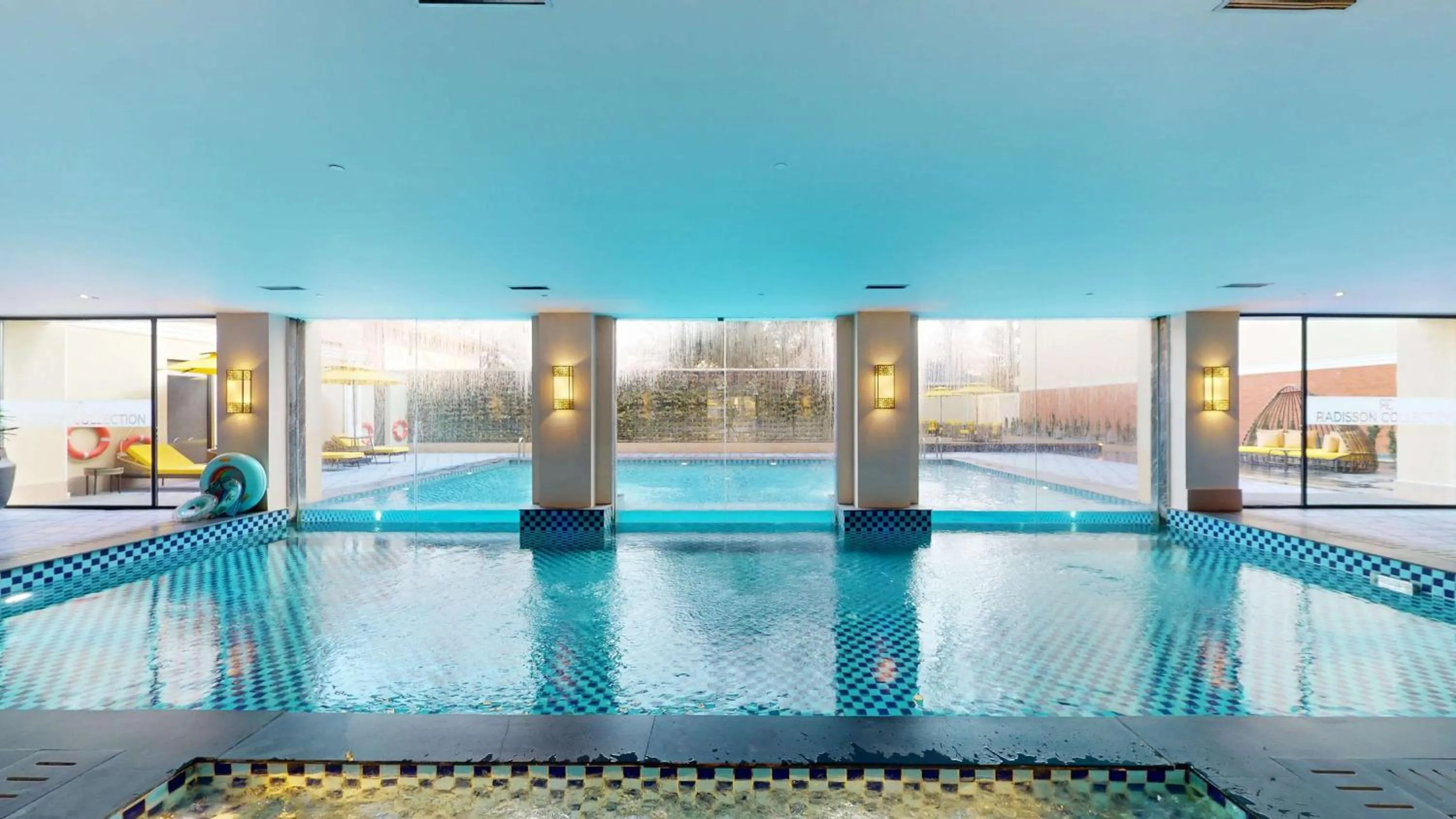 Pool view in Radisson Collection Hotel & Spa, Riverfront Srinagar