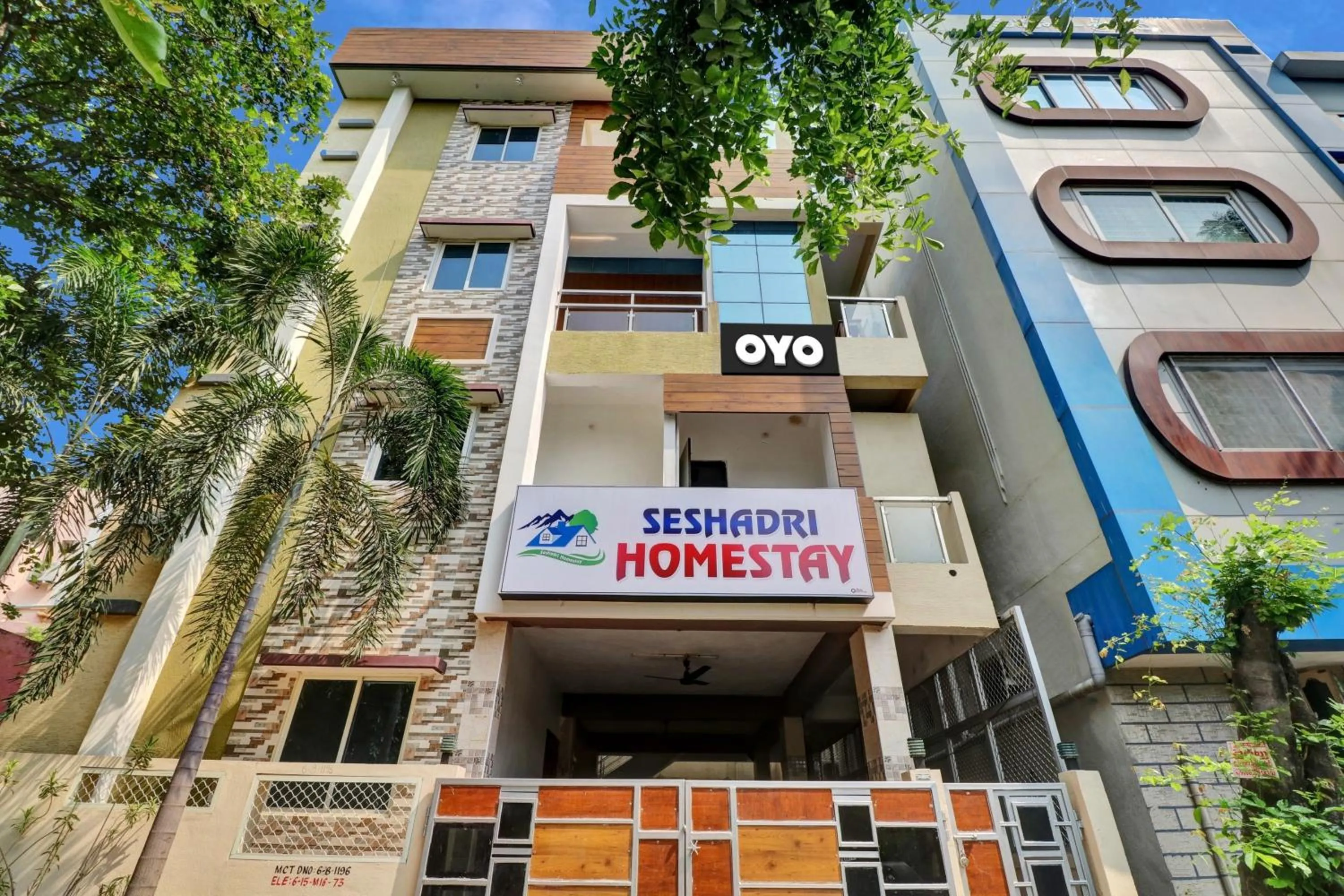 Facade/entrance in Hotel O SESHADRI HOMESTAY