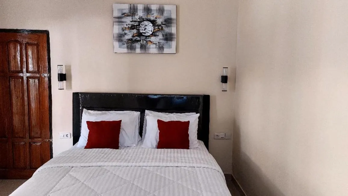 Bed in Grand Melka Hotel