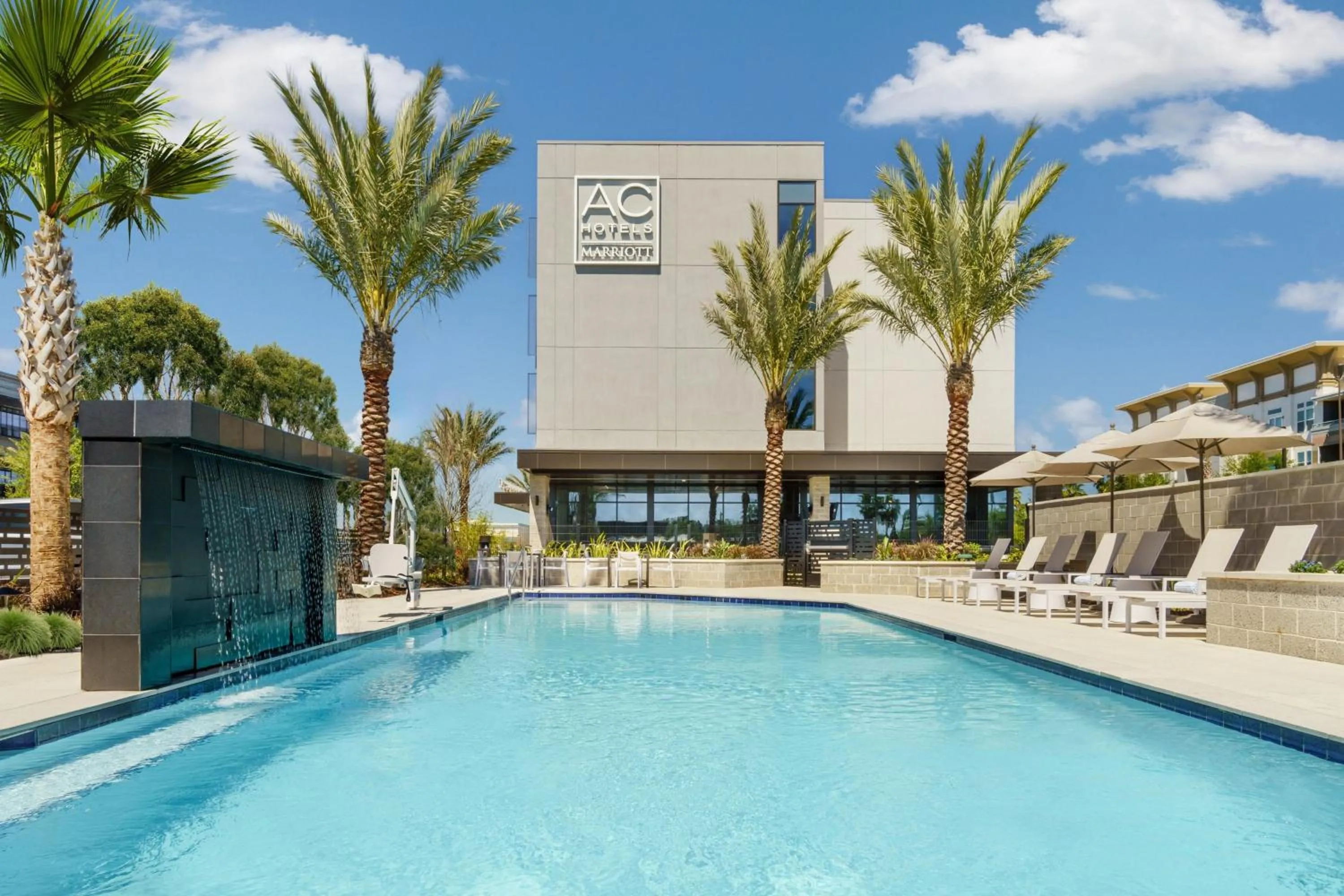 Swimming pool in AC Hotel by Marriott Jacksonville St Johns Town Center