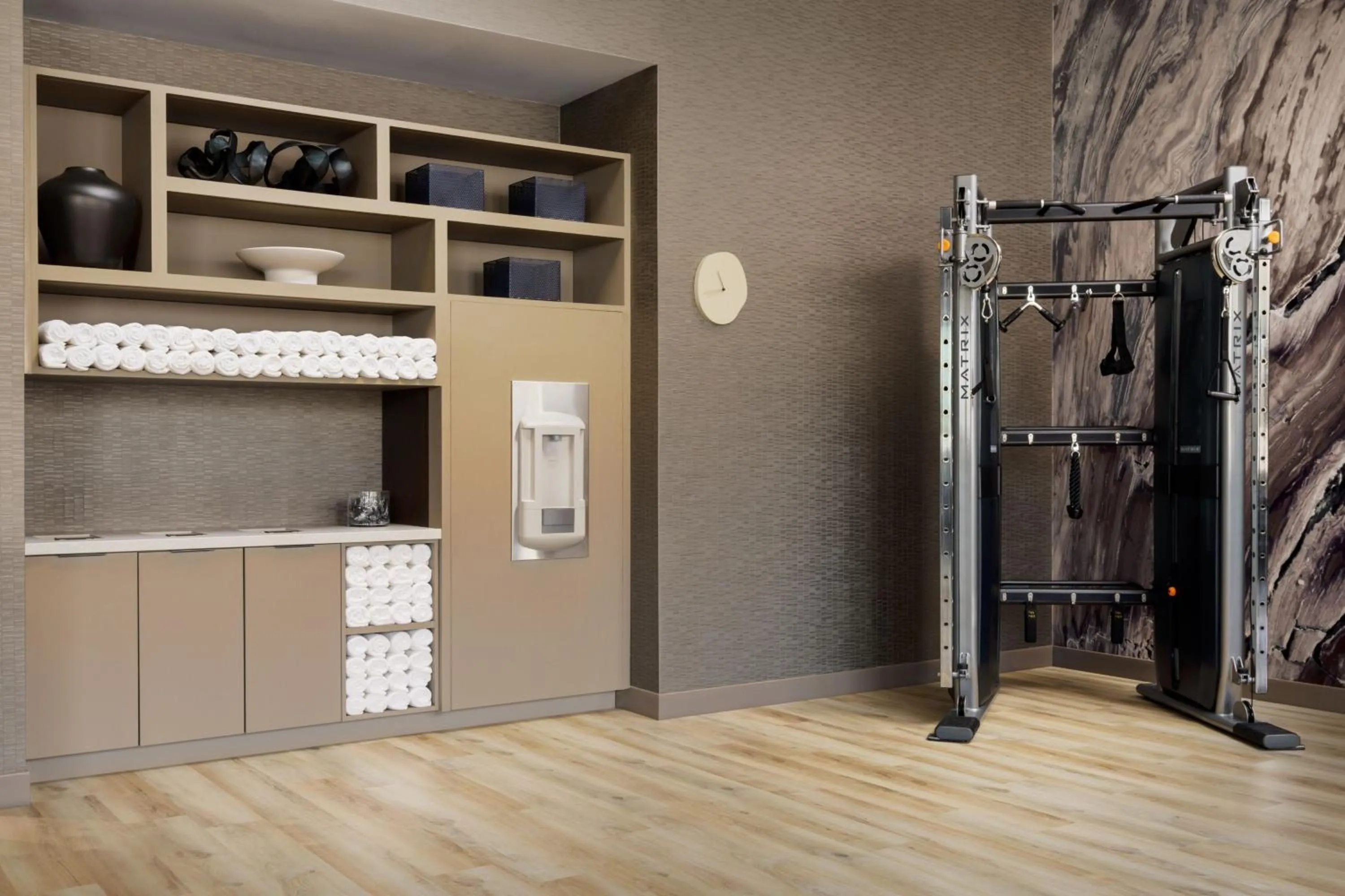 Fitness centre/facilities in AC Hotel by Marriott Jacksonville St Johns Town Center