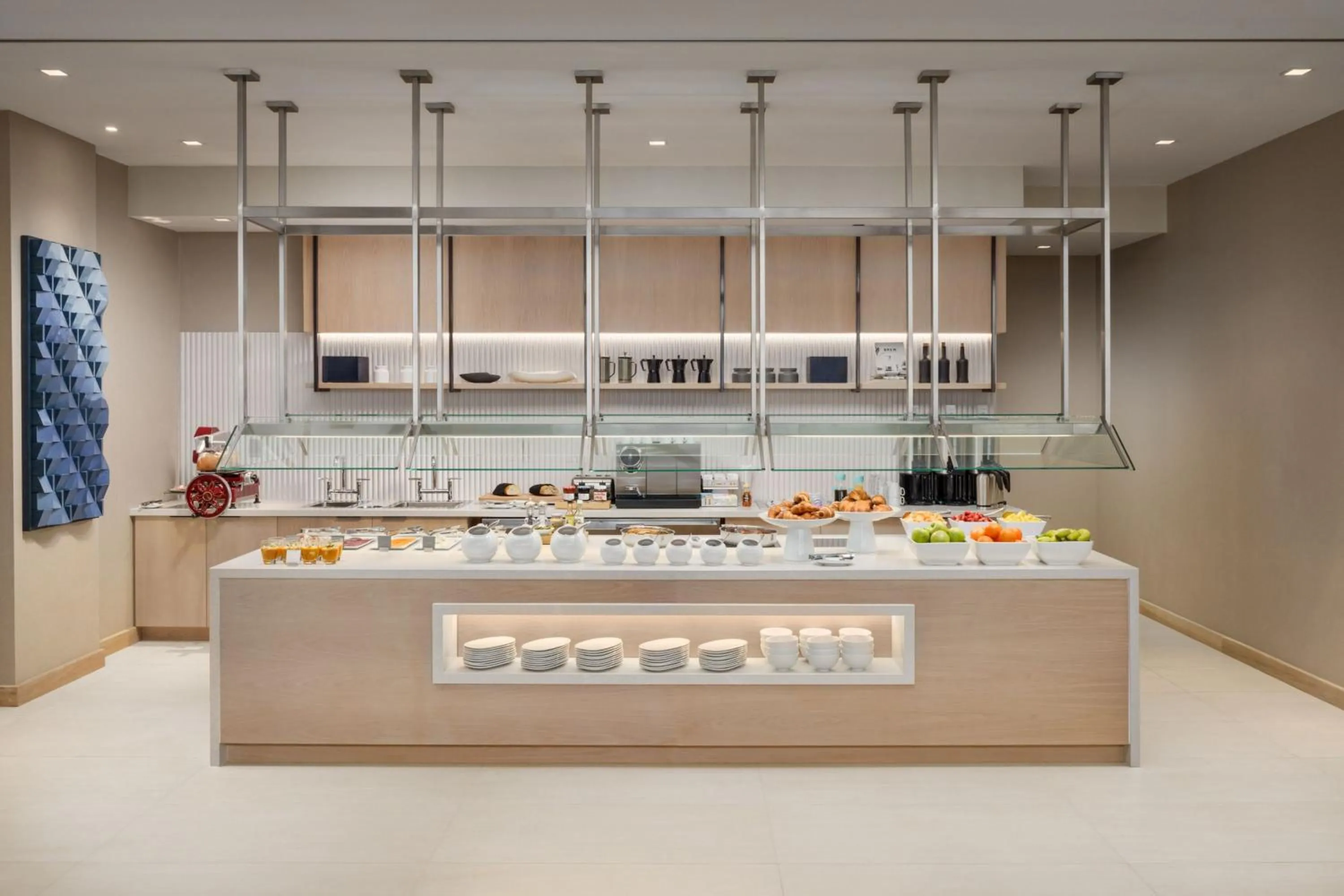 Kitchen or kitchenette in AC Hotel by Marriott Jacksonville St Johns Town Center