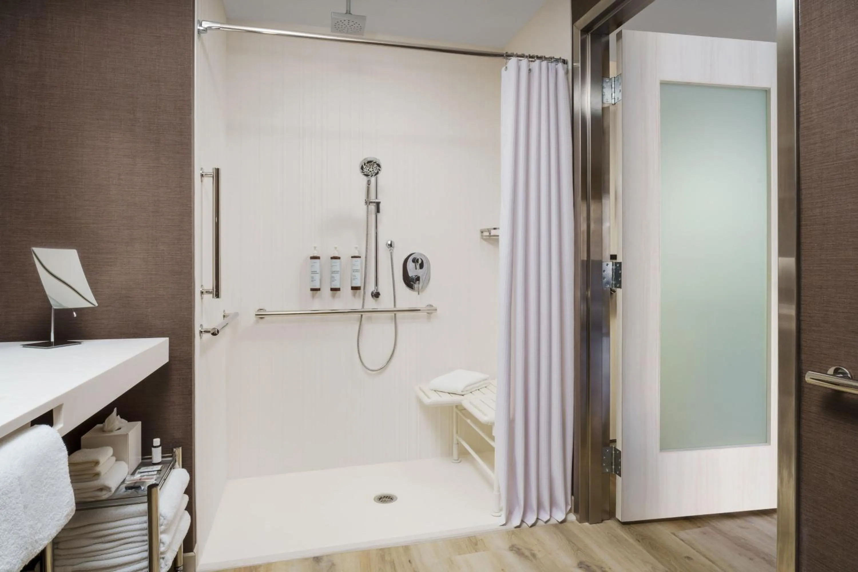 Bathroom in AC Hotel by Marriott Jacksonville St Johns Town Center