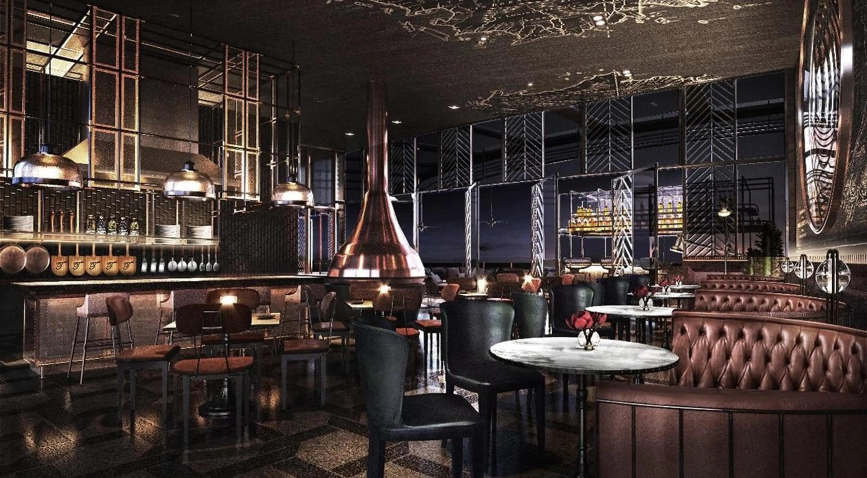 Restaurant/places to eat in Sheraton Kuching Hotel