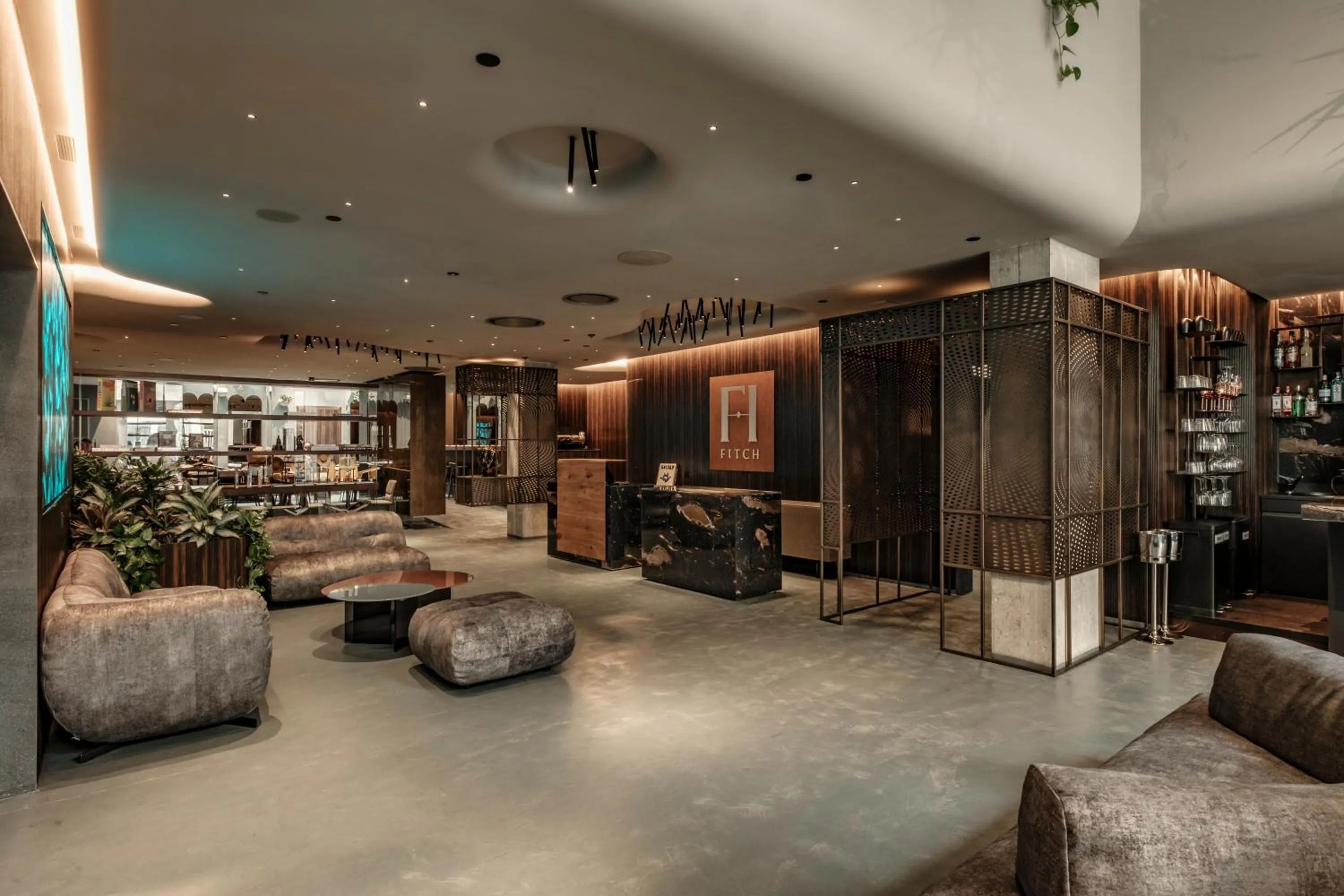 Seating area in Fitch Hotel