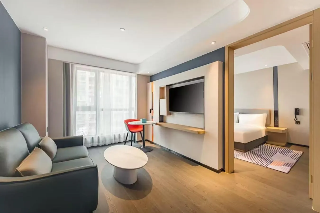 Bedroom, Bed in Holiday Inn Express Hangzhou Qianjiang CenturyCity by IHG