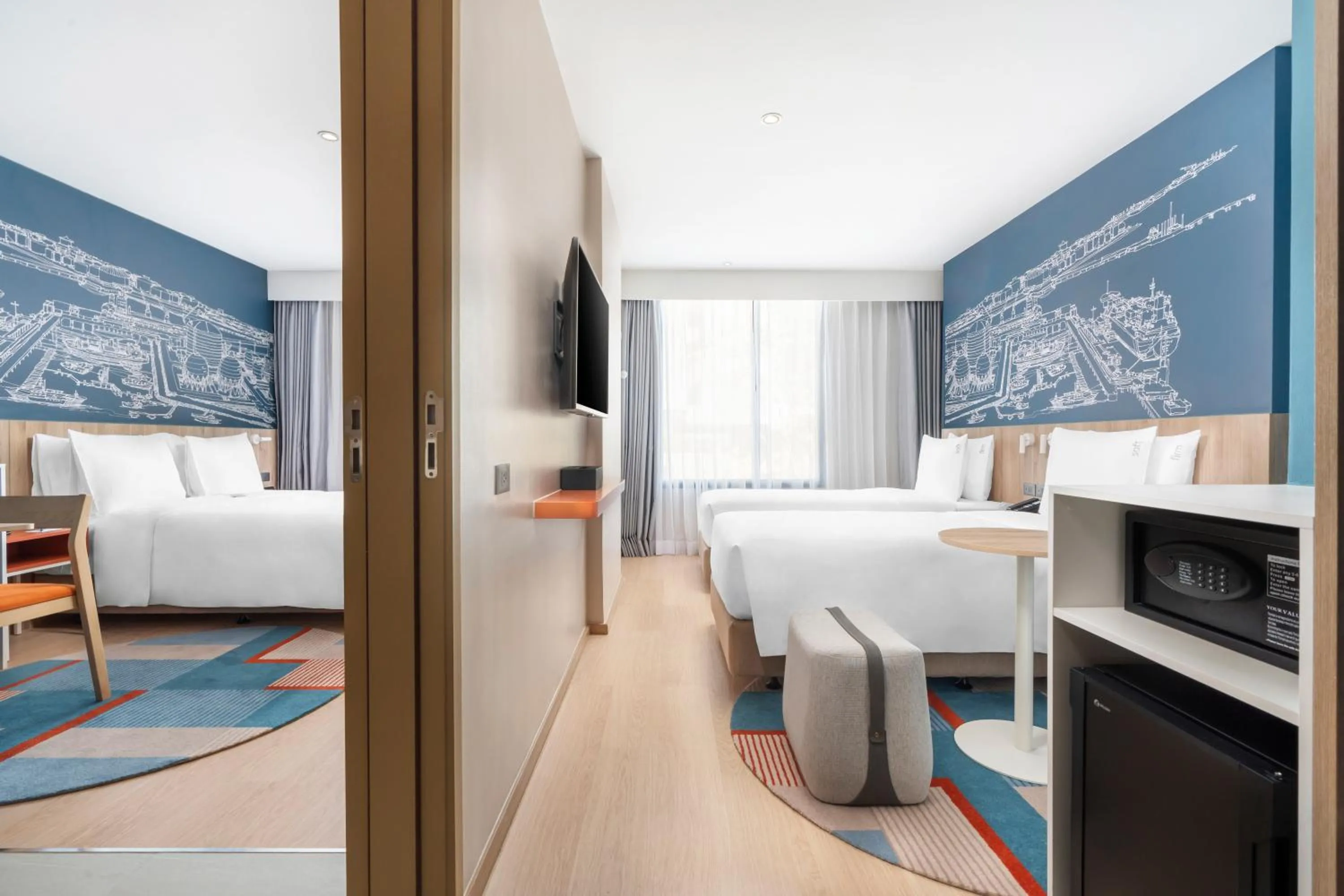 Bedroom, Bed in Holiday Inn Express Rayong