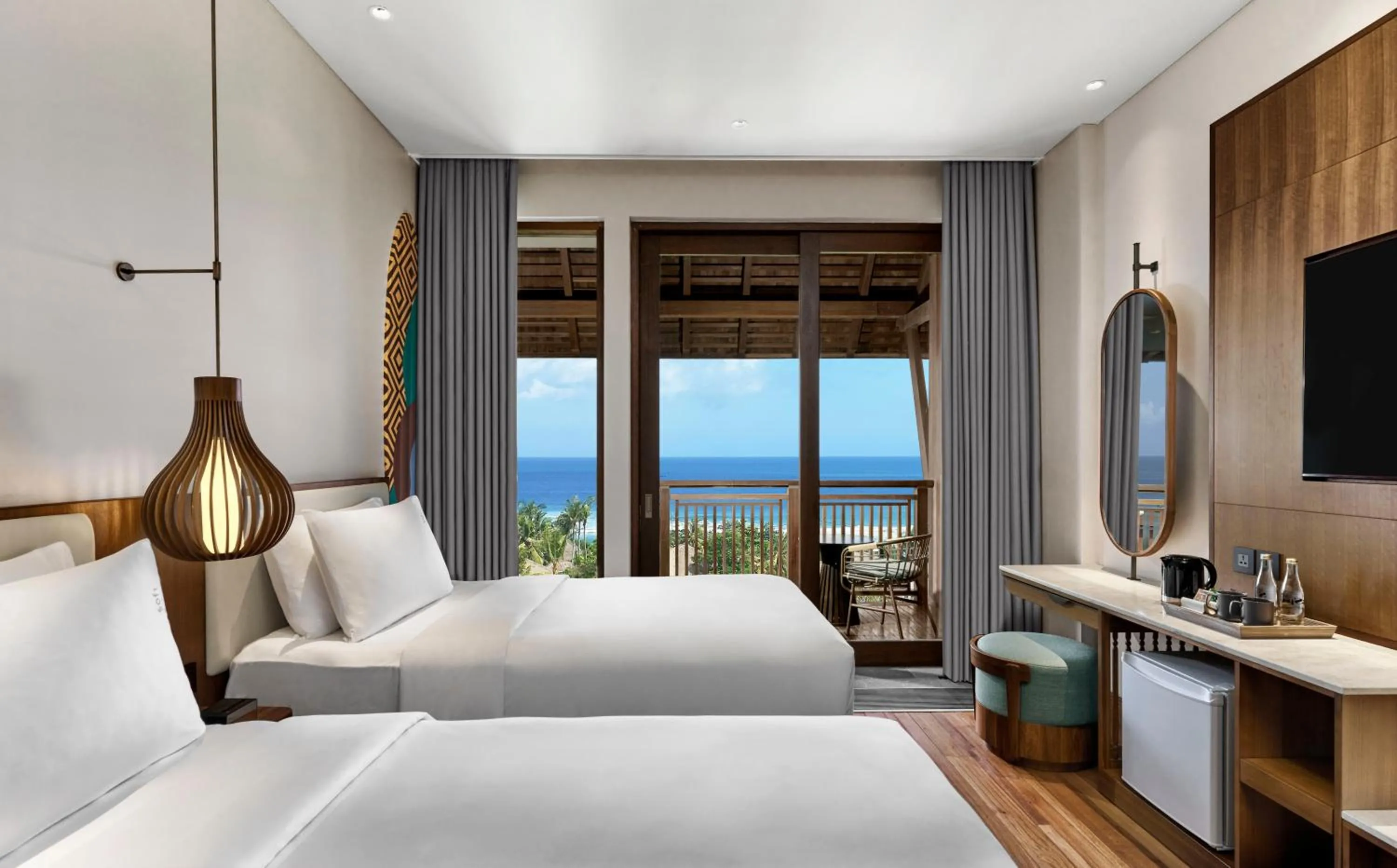 View (from property/room), Bed in Holiday Inn Resort Bali Canggu by IHG