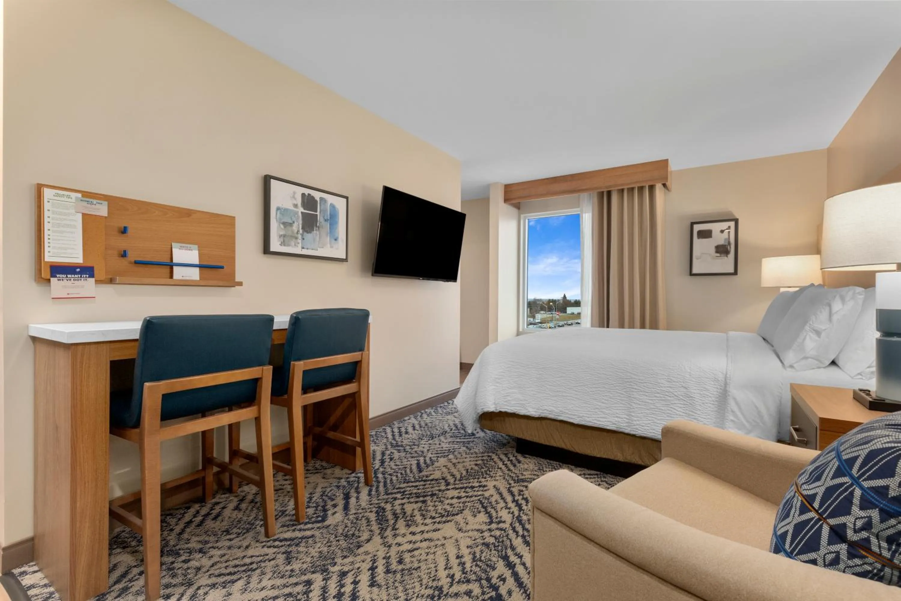 Bed in Candlewood Suites Collingwood by IHG
