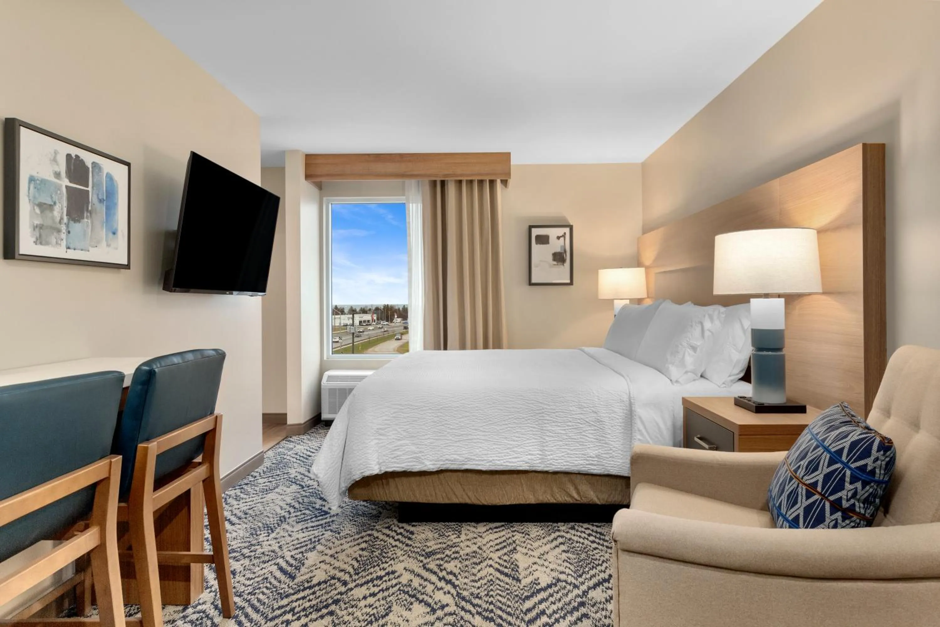 Bed in Candlewood Suites Collingwood by IHG