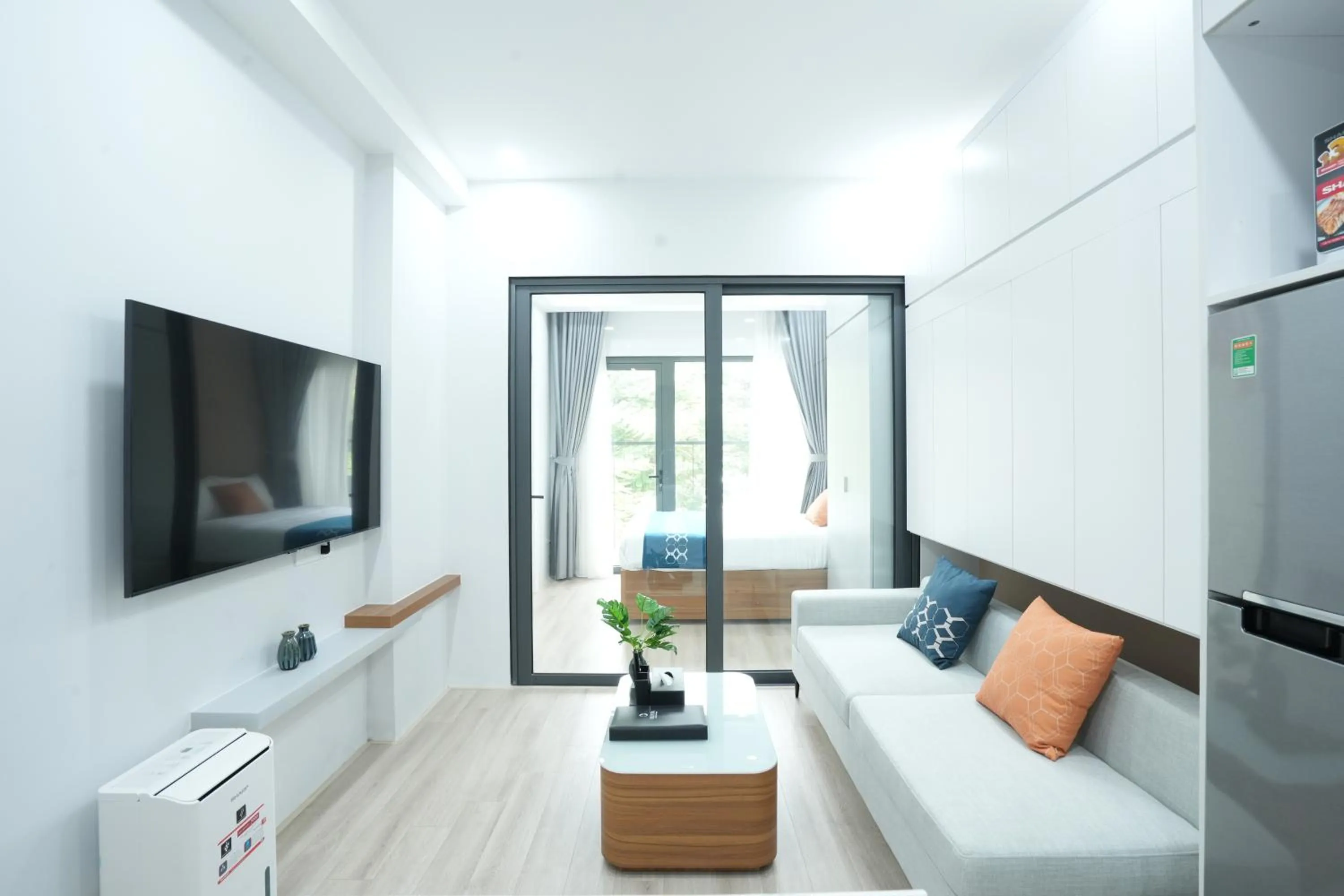 Living room in FLESTA Núi Trúc