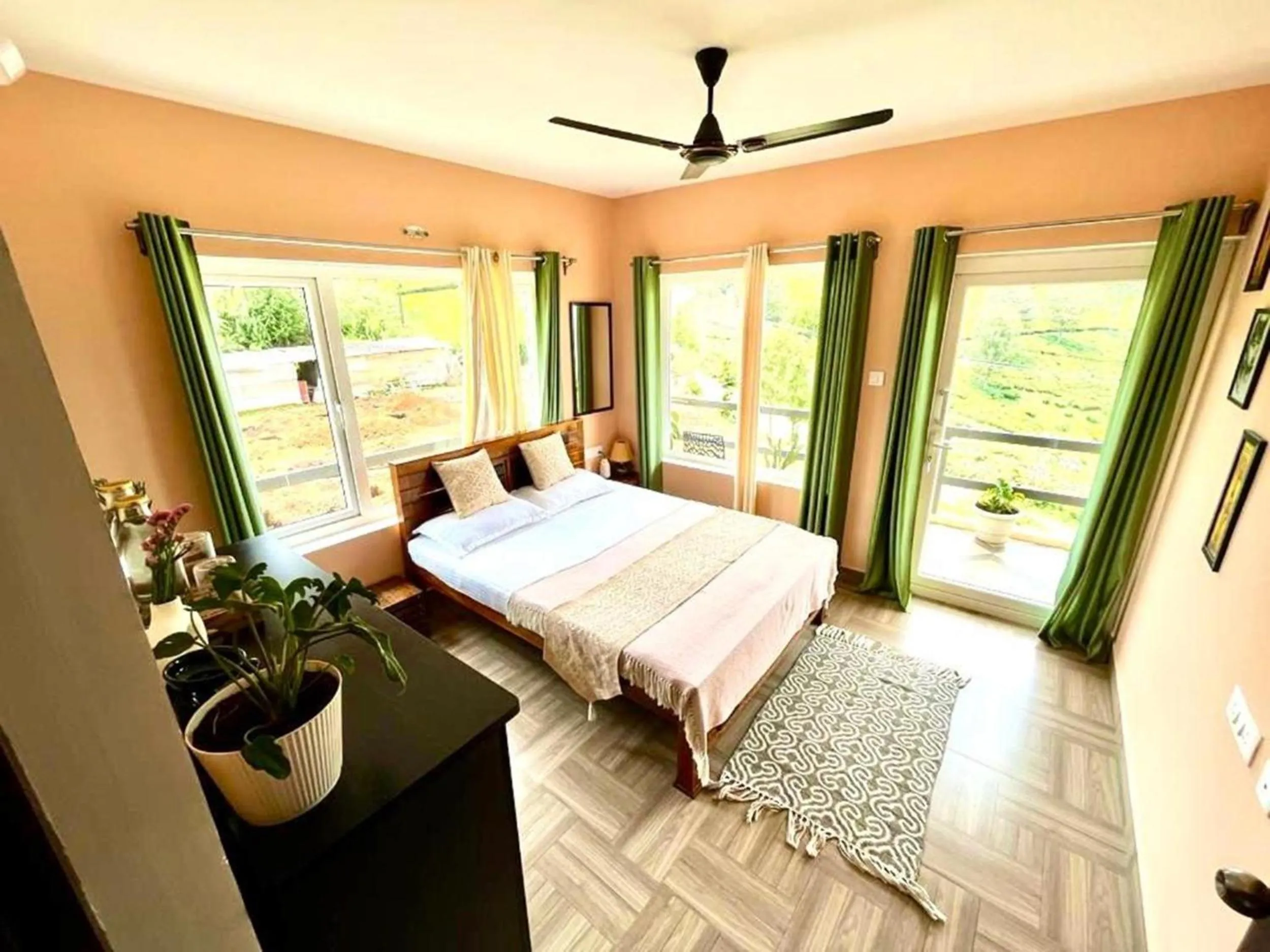 Bed in Moonlight Chillers By LexStays