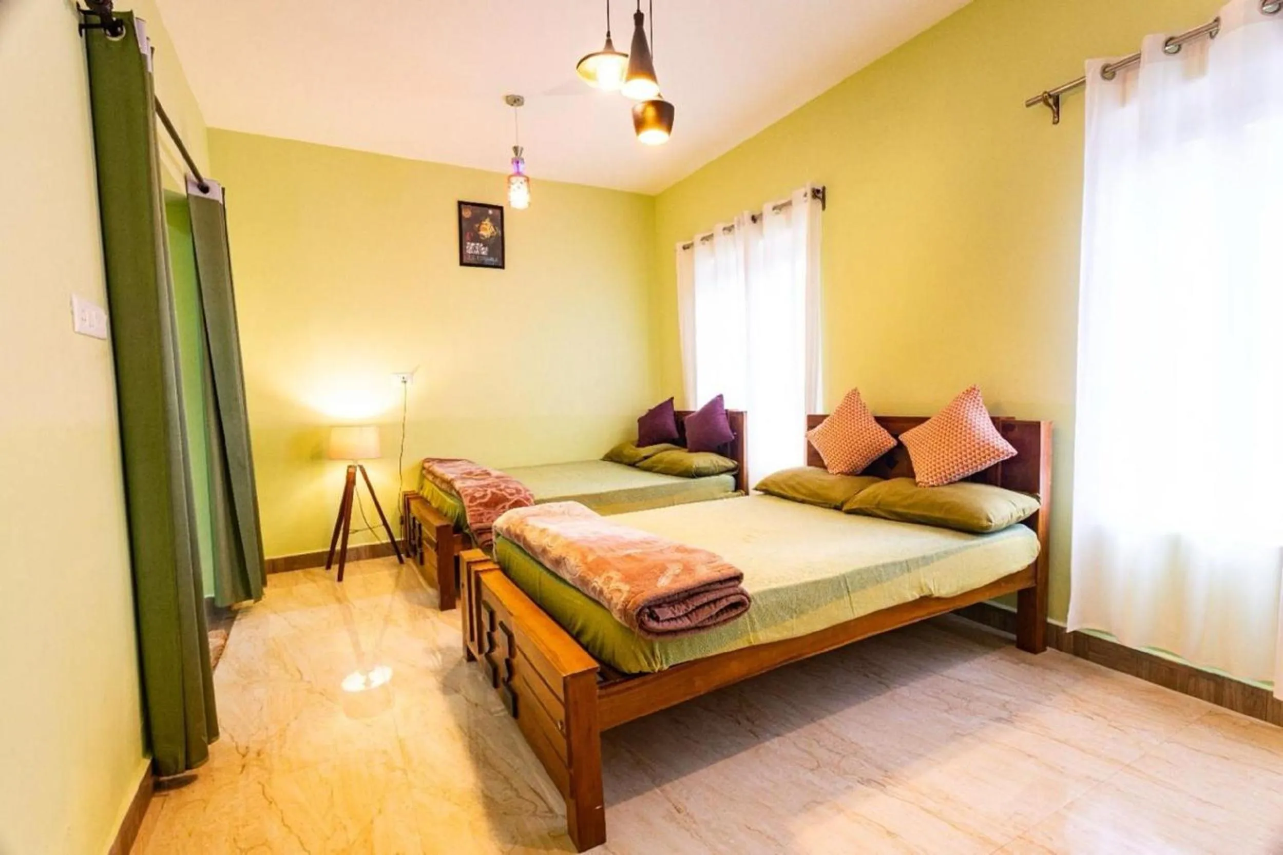 Bed in Moonlight Chillers By LexStays