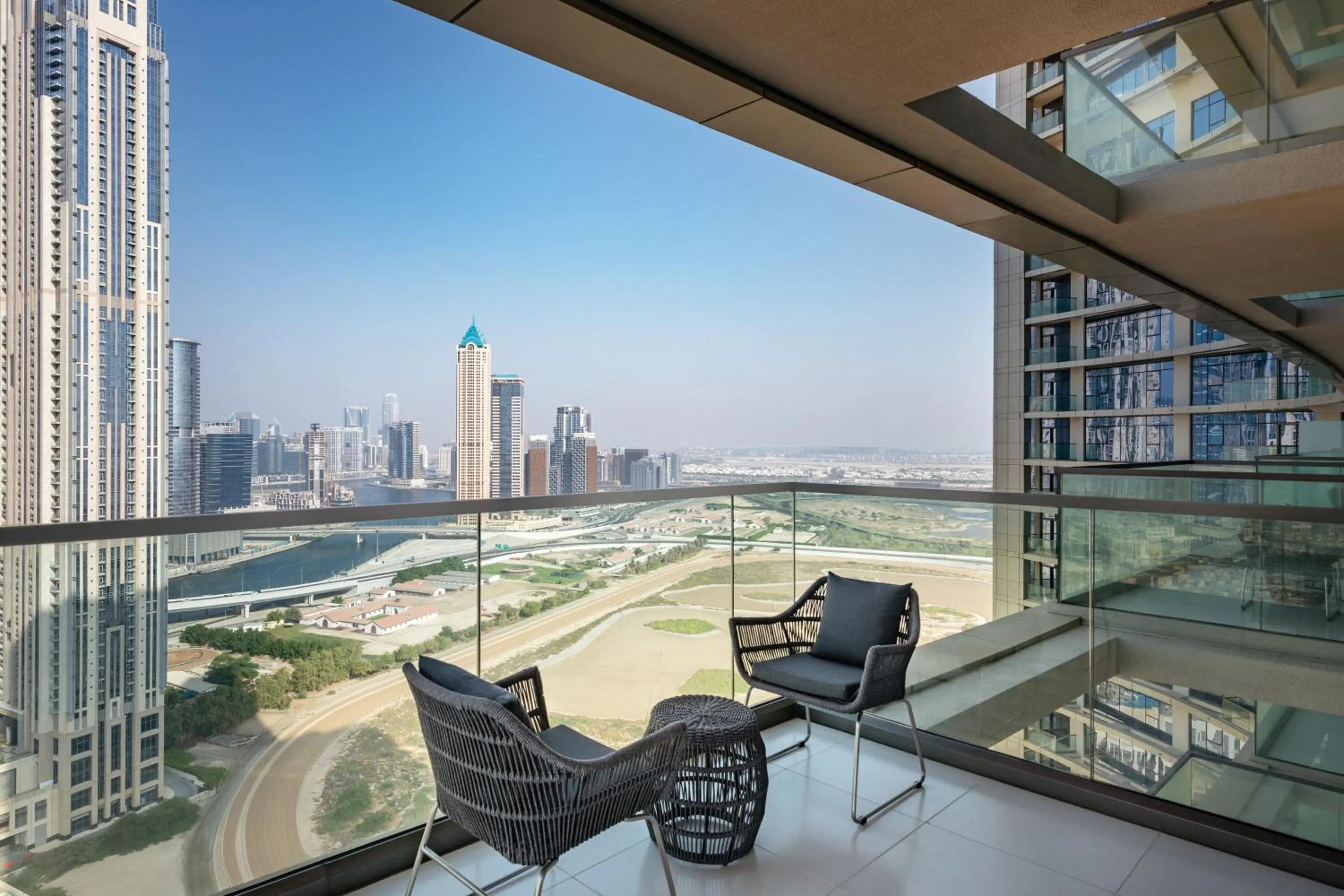 Balcony/Terrace in DAMAC Maison Aykon City Dubai