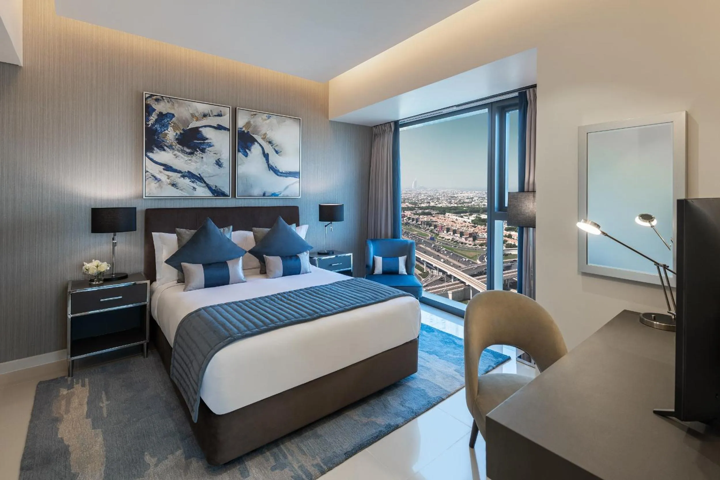 Bed in DAMAC Maison Aykon City Dubai