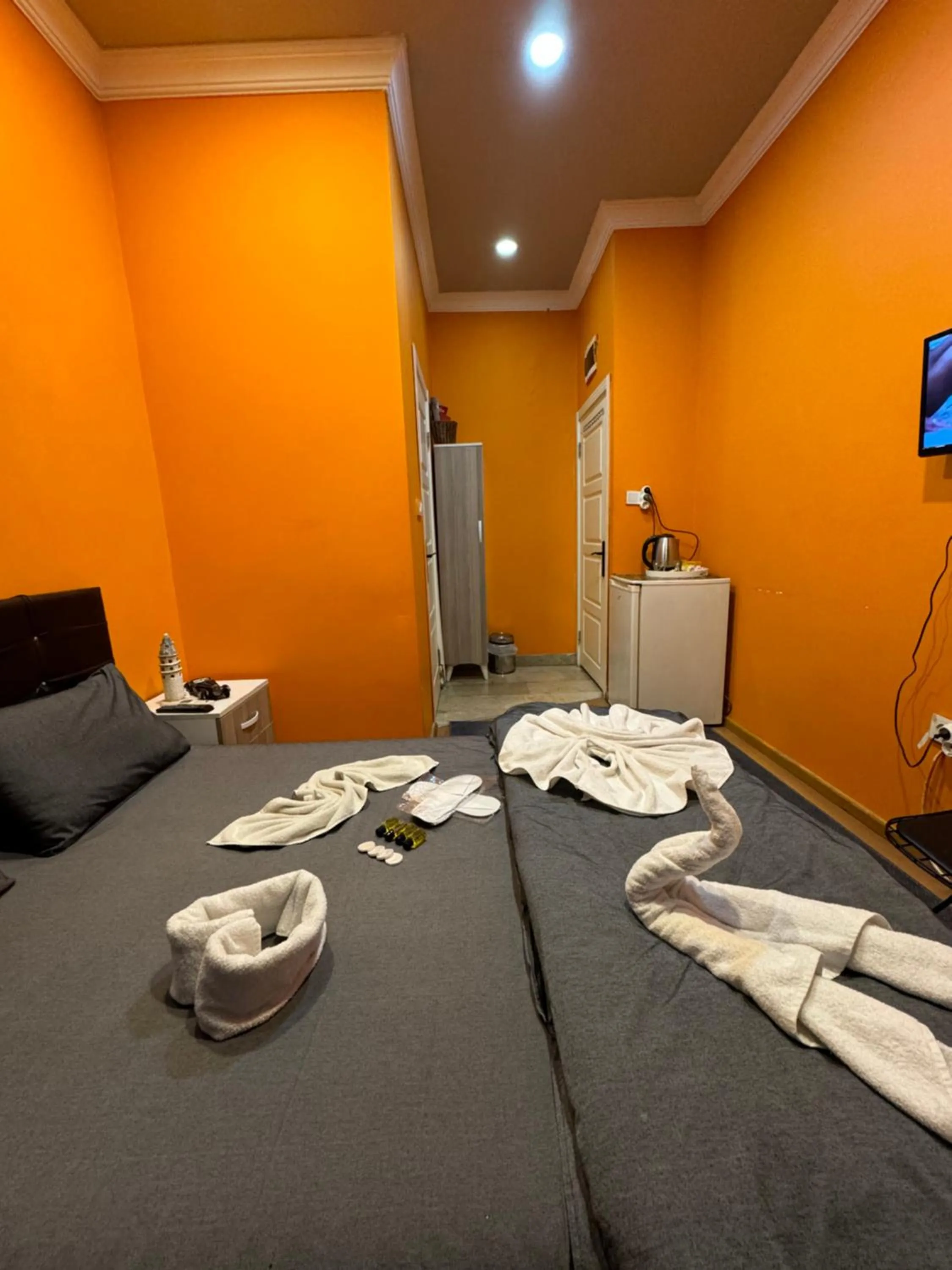 TV and multimedia, Bed in Taksim Pandora hotel