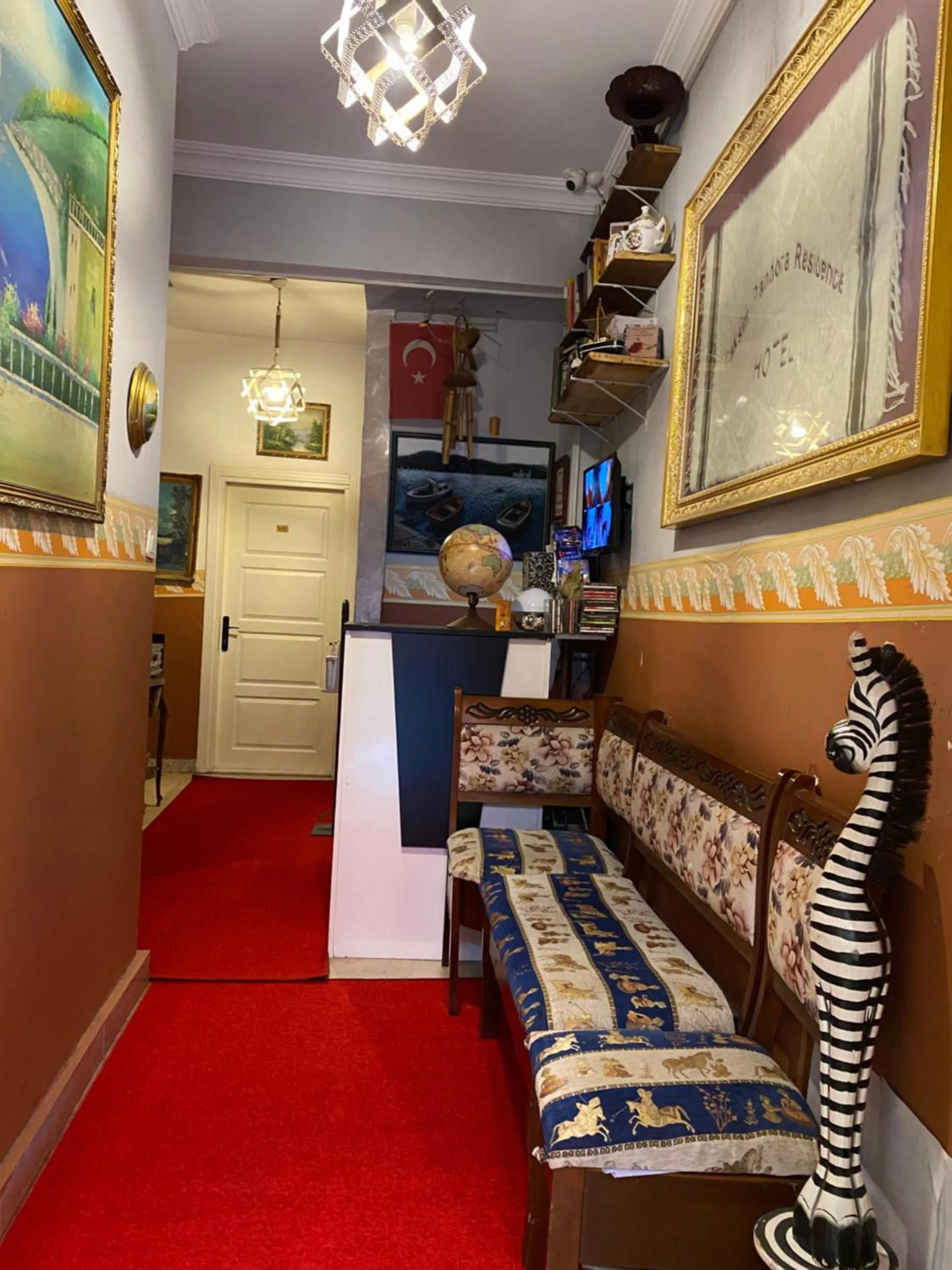 Seating area in Taksim Pandora hotel