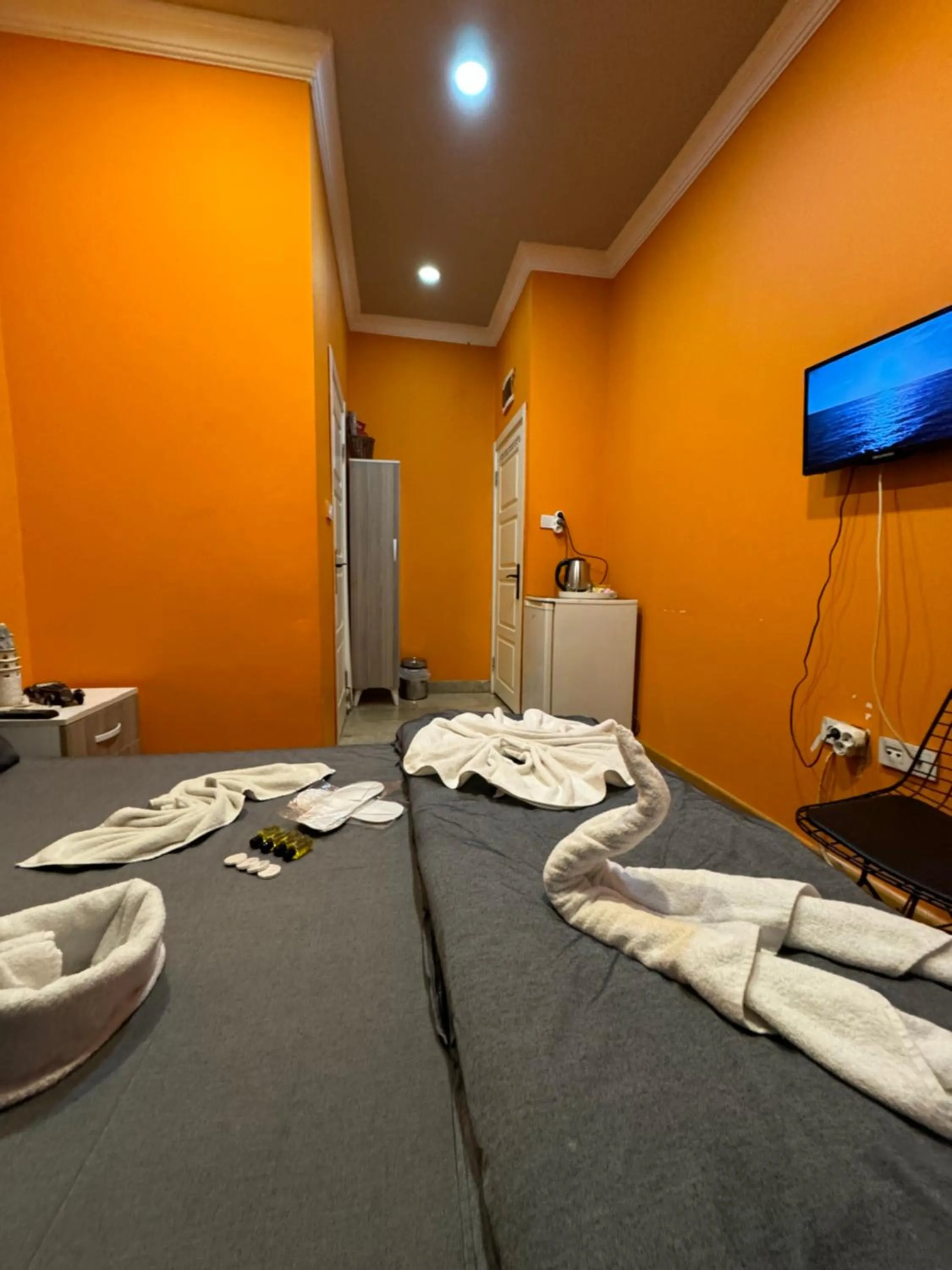 TV and multimedia, Bed in Taksim Pandora hotel