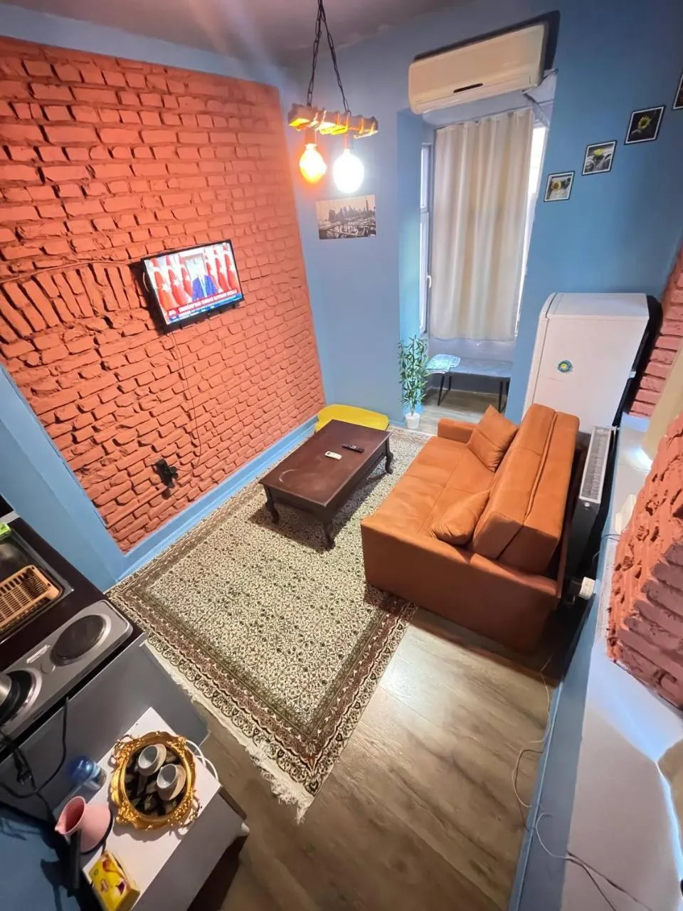 Communal lounge/ TV room, Bed in Taksim Pandora hotel