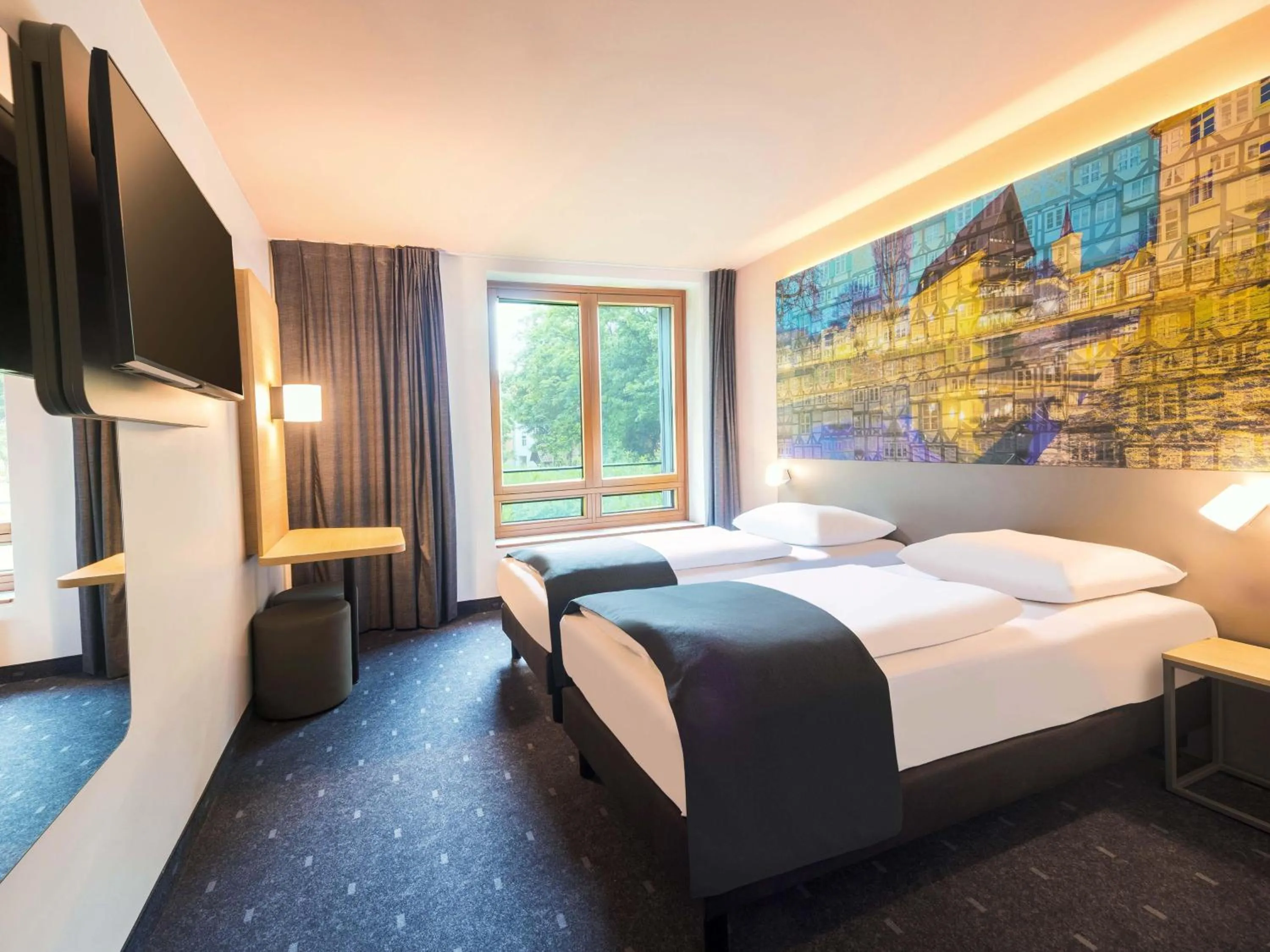 Photo of the whole room, Bed in B&B Hotel Erfurt City-West