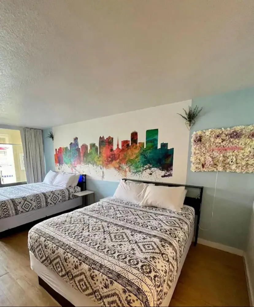 Bed in A & S Vacation Rooms