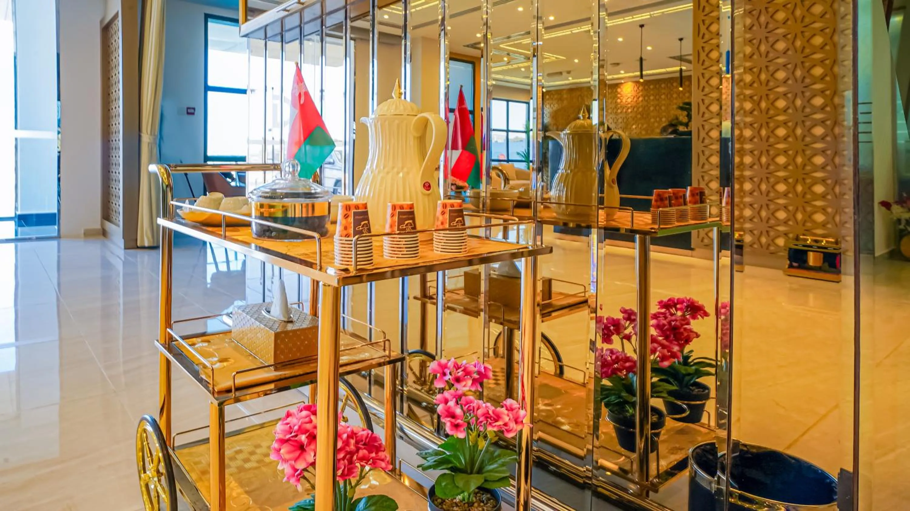 Lobby or reception in Duqm Express Hotel