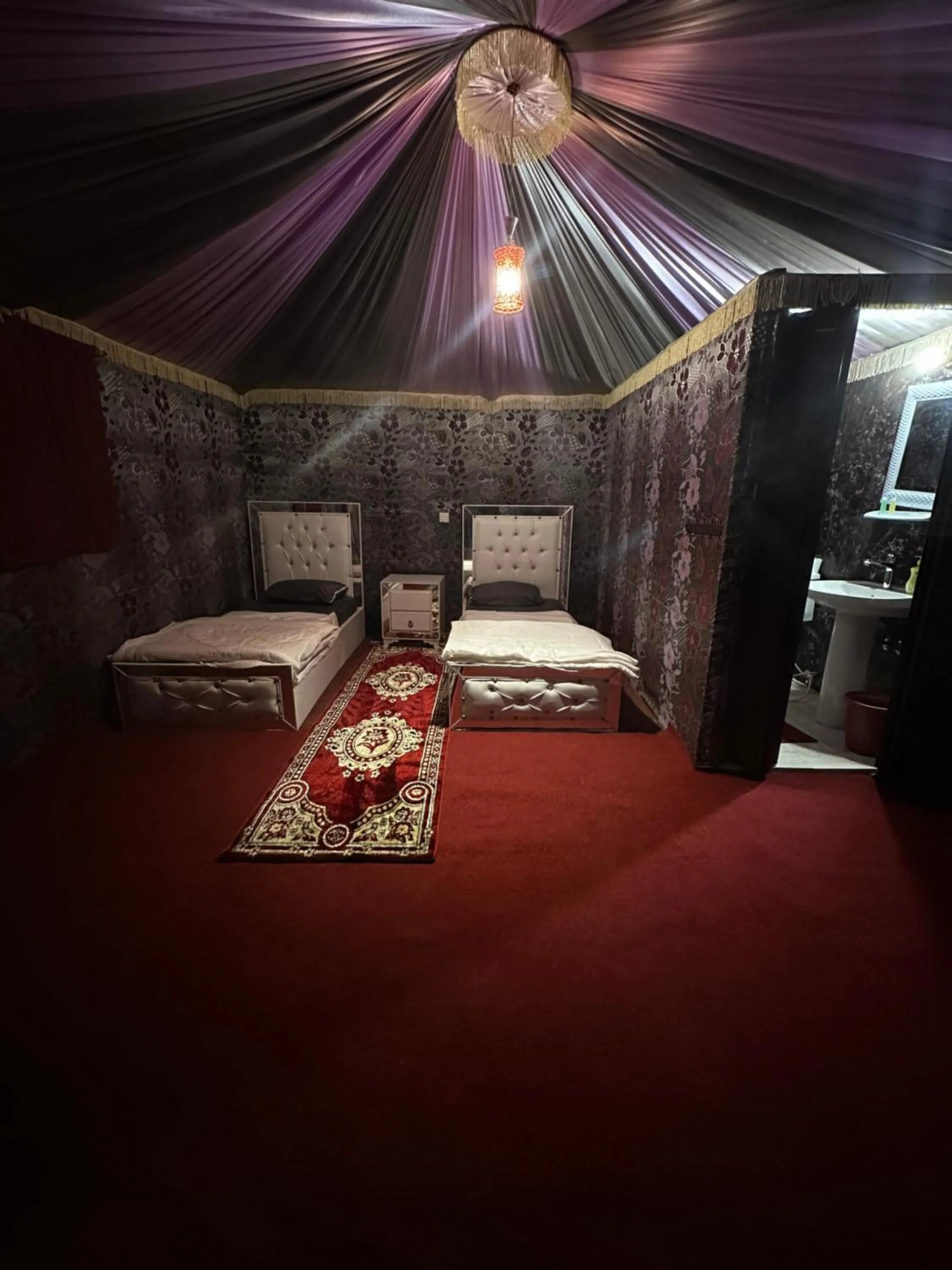 Bed in Bedouin& camp