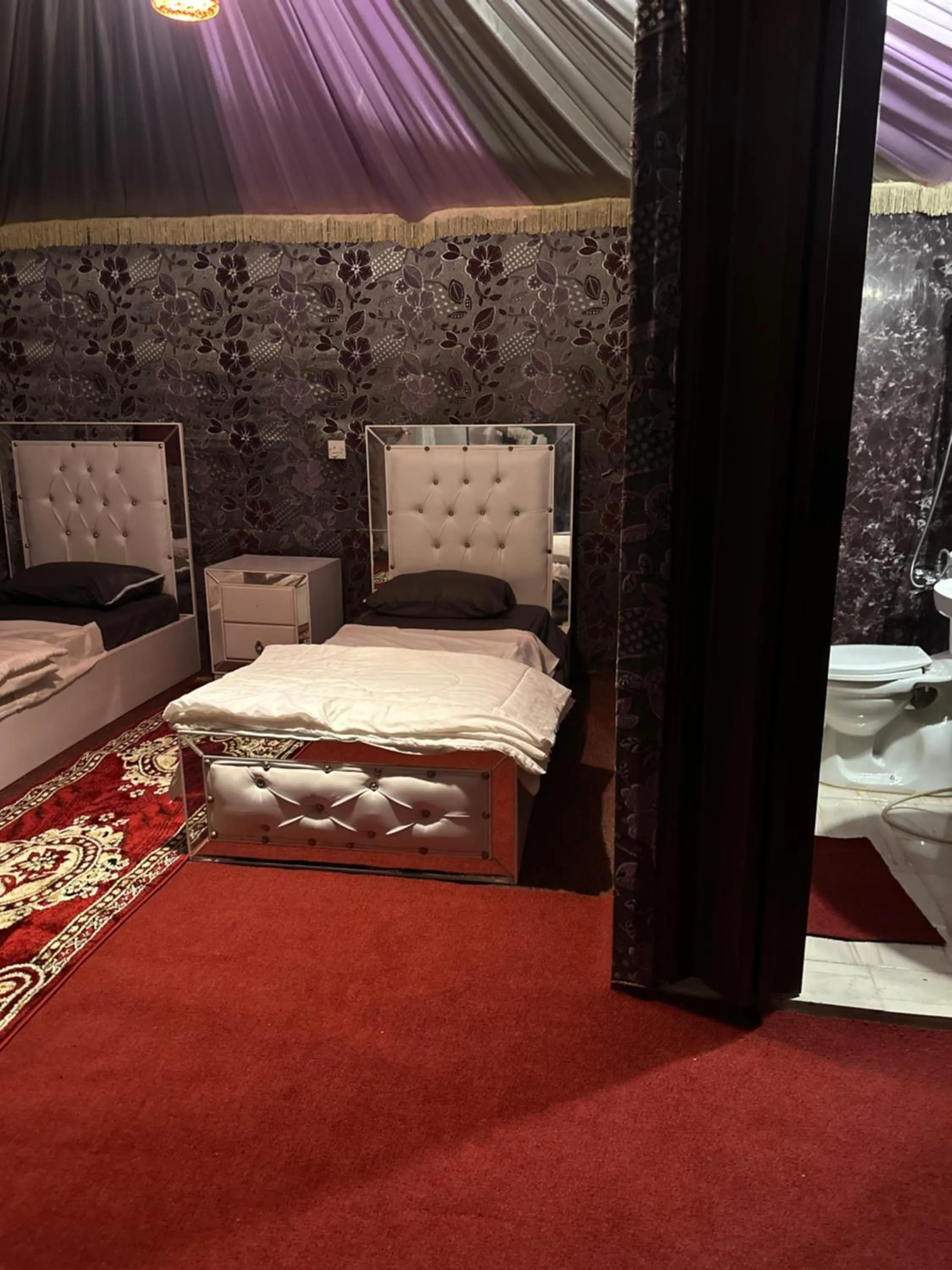 Bed in Bedouin& camp