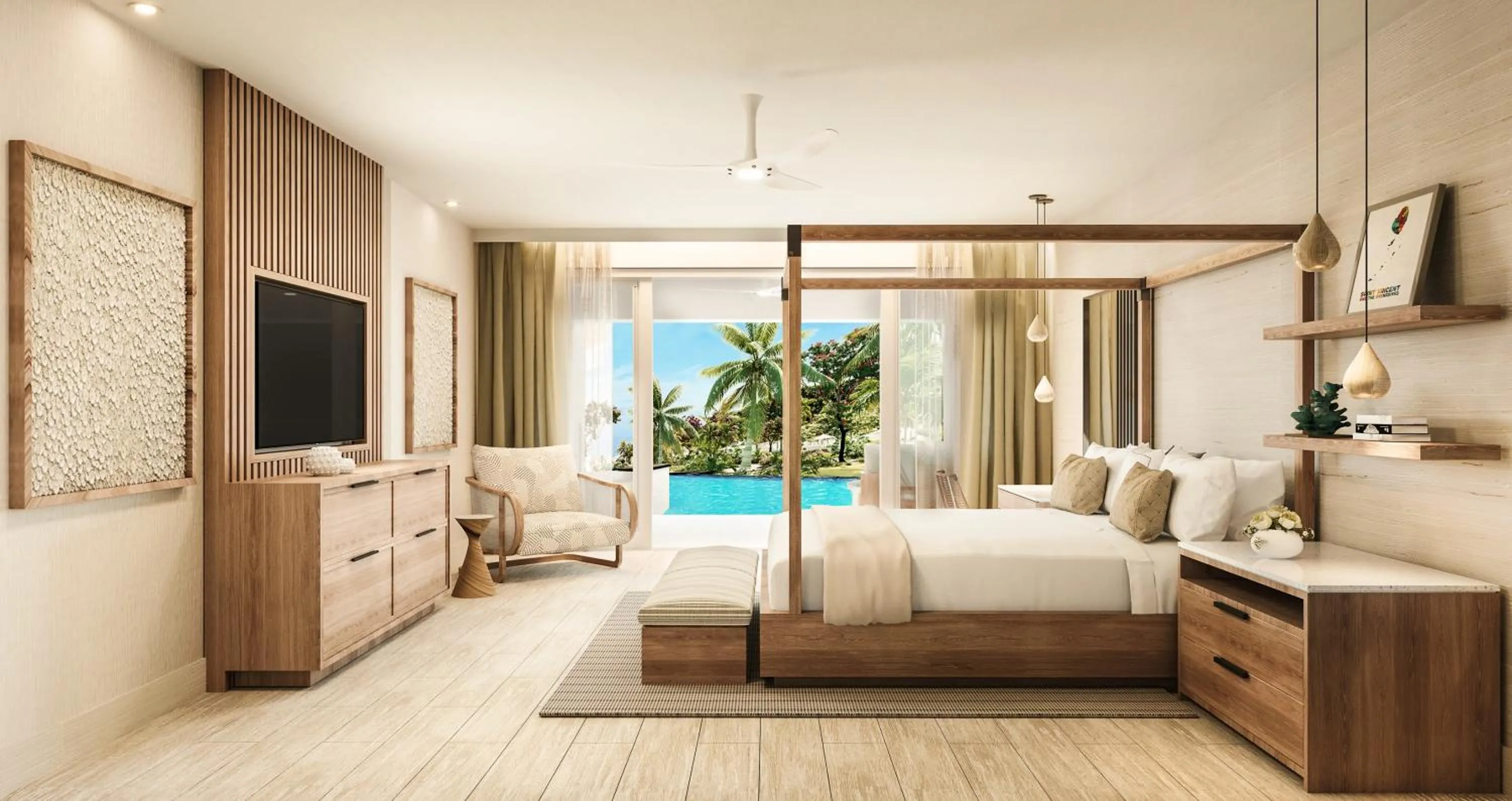 Photo of the whole room in Sandals St. Vincent All Inclusive Couples Only