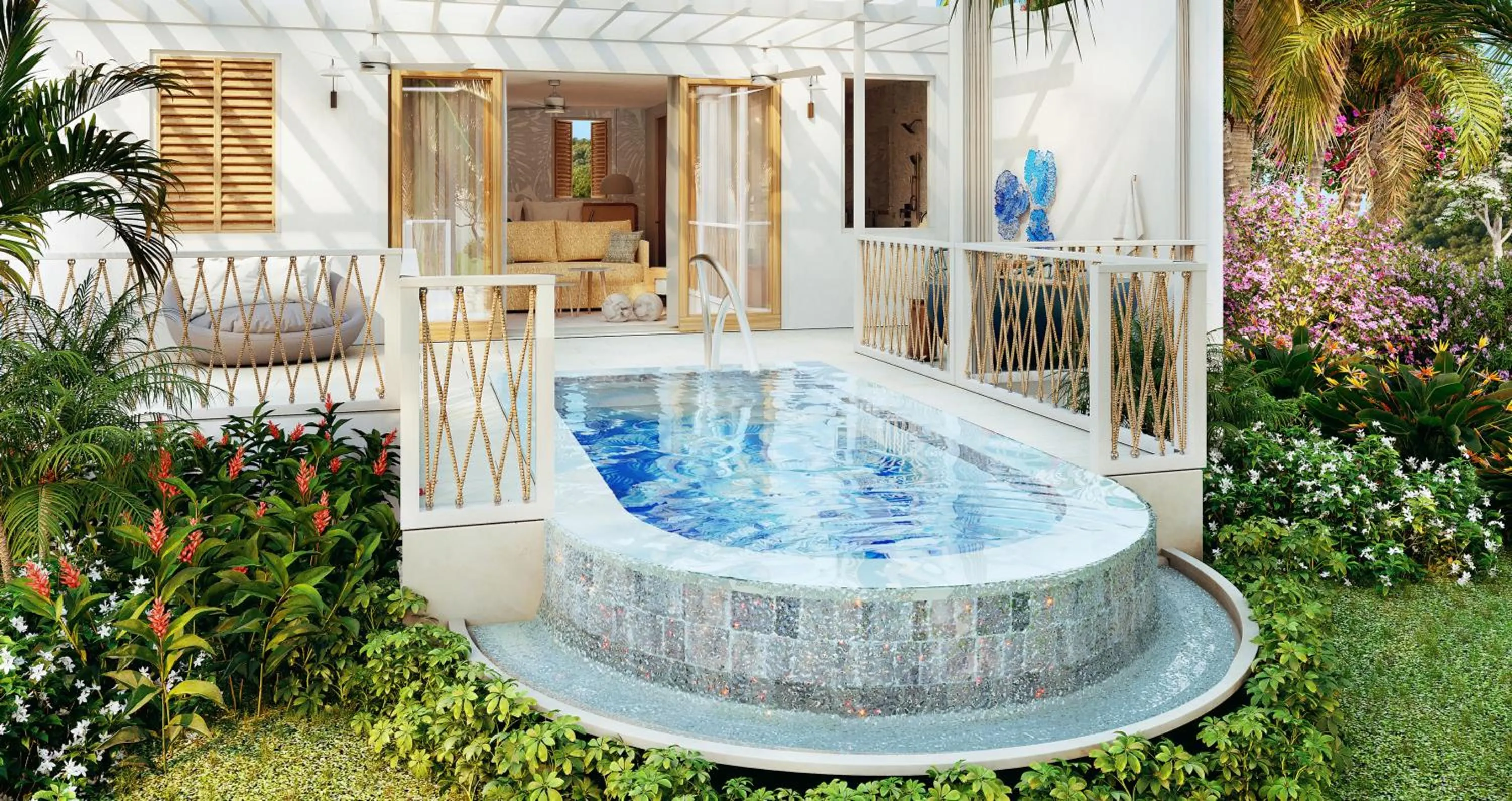 Patio in Sandals St. Vincent All Inclusive Couples Only