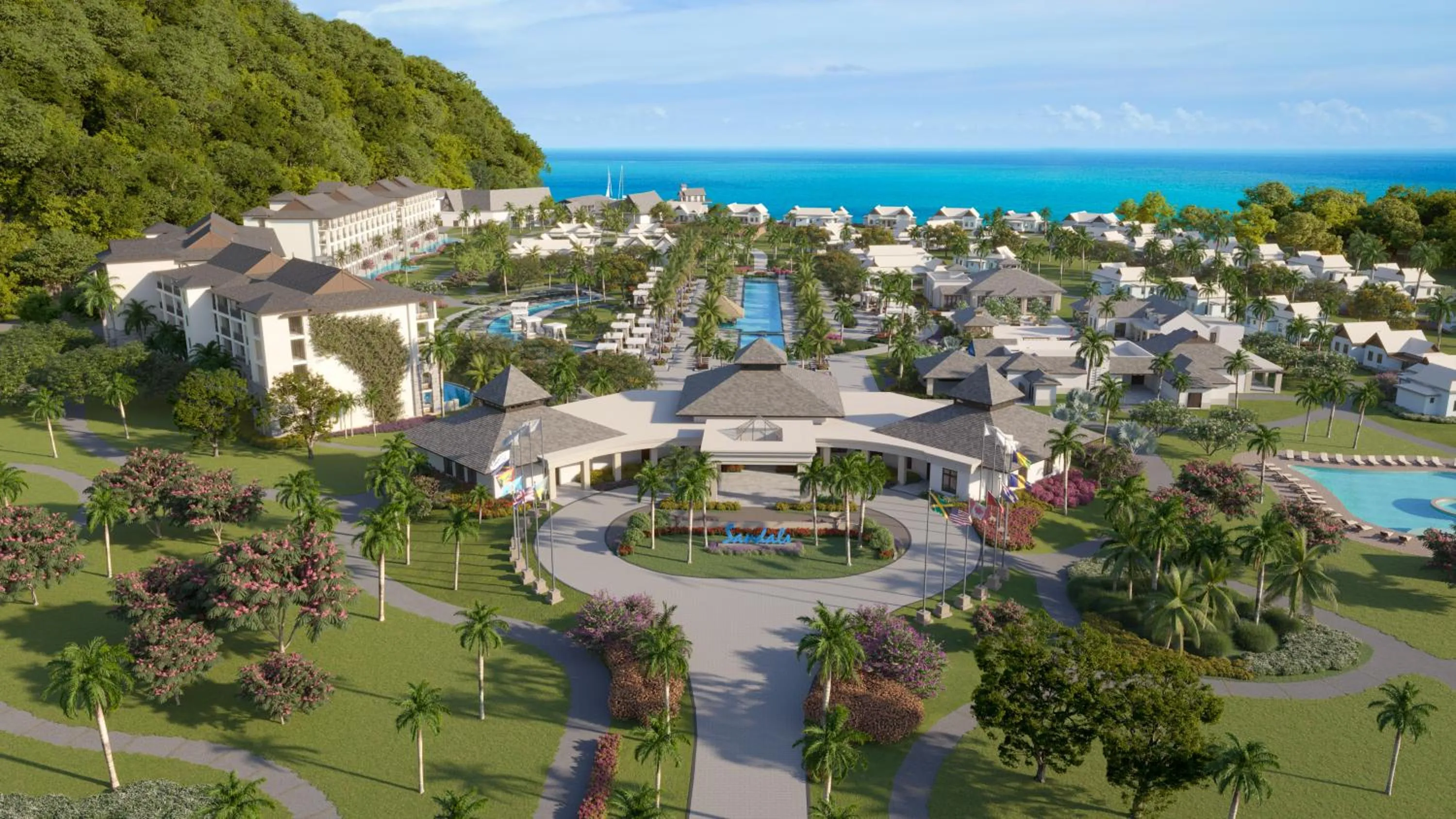 Bird's eye view in Sandals St. Vincent All Inclusive Couples Only