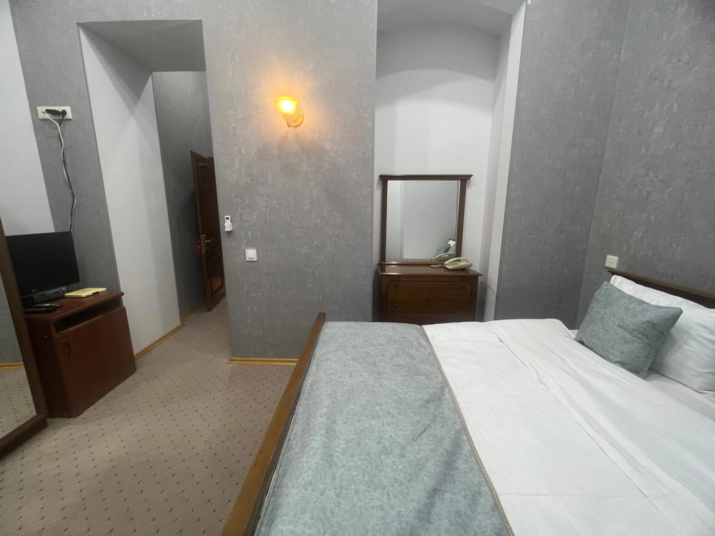 Bed in Swan Hotel Baku