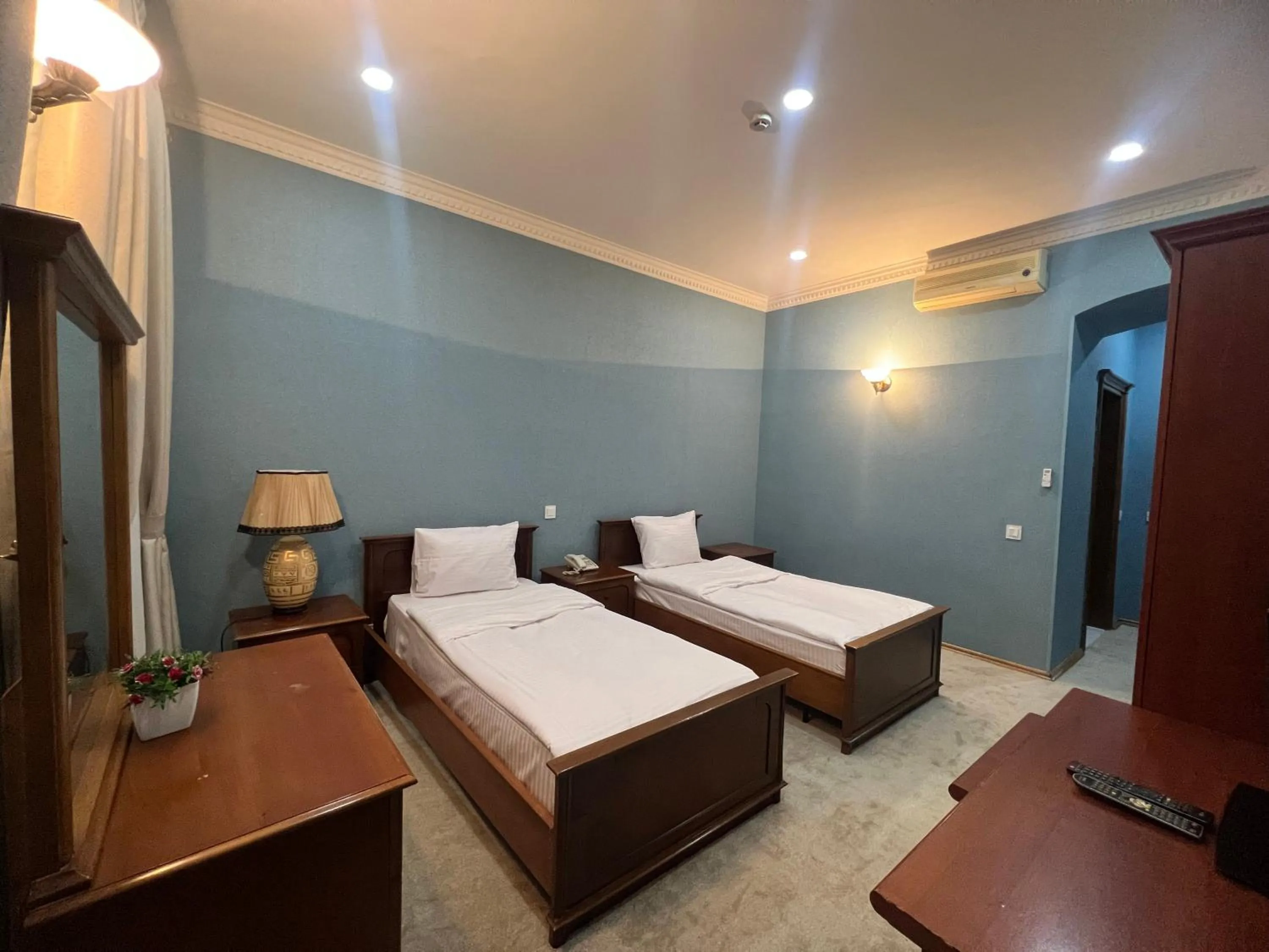 Bed in Swan Hotel Baku