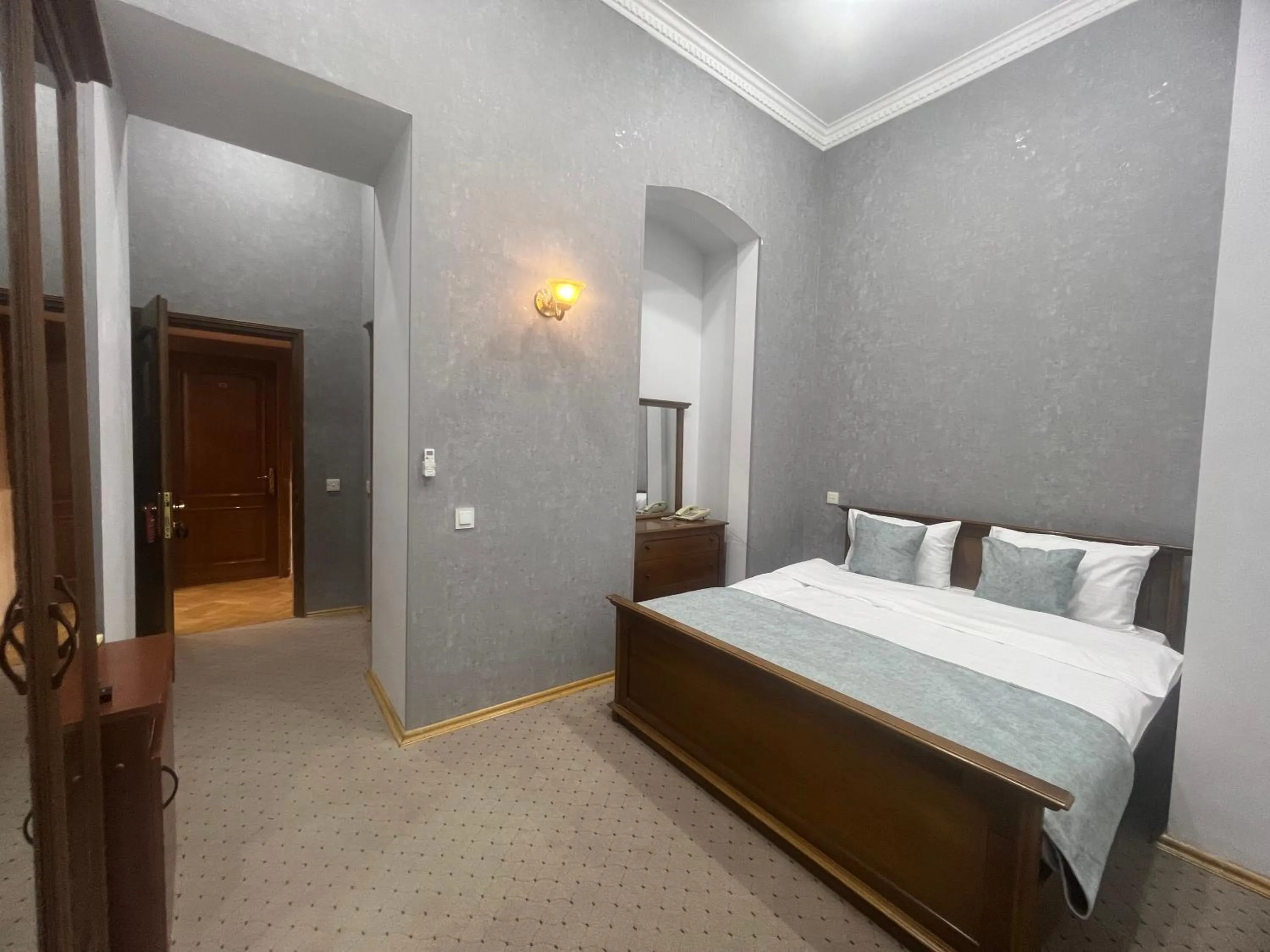 Bed in Swan Hotel Baku