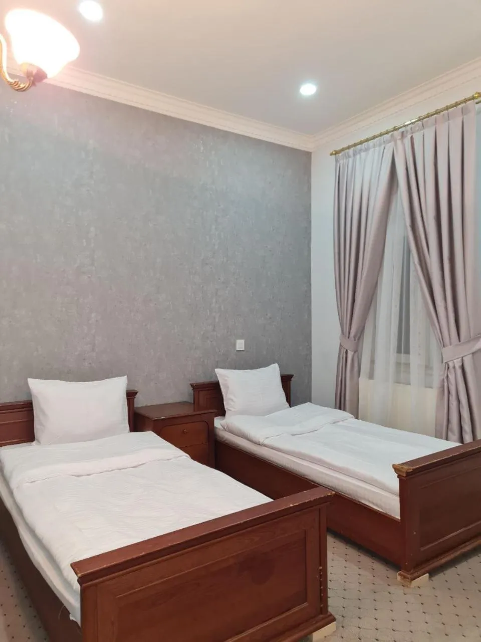 Bed in Swan Hotel Baku