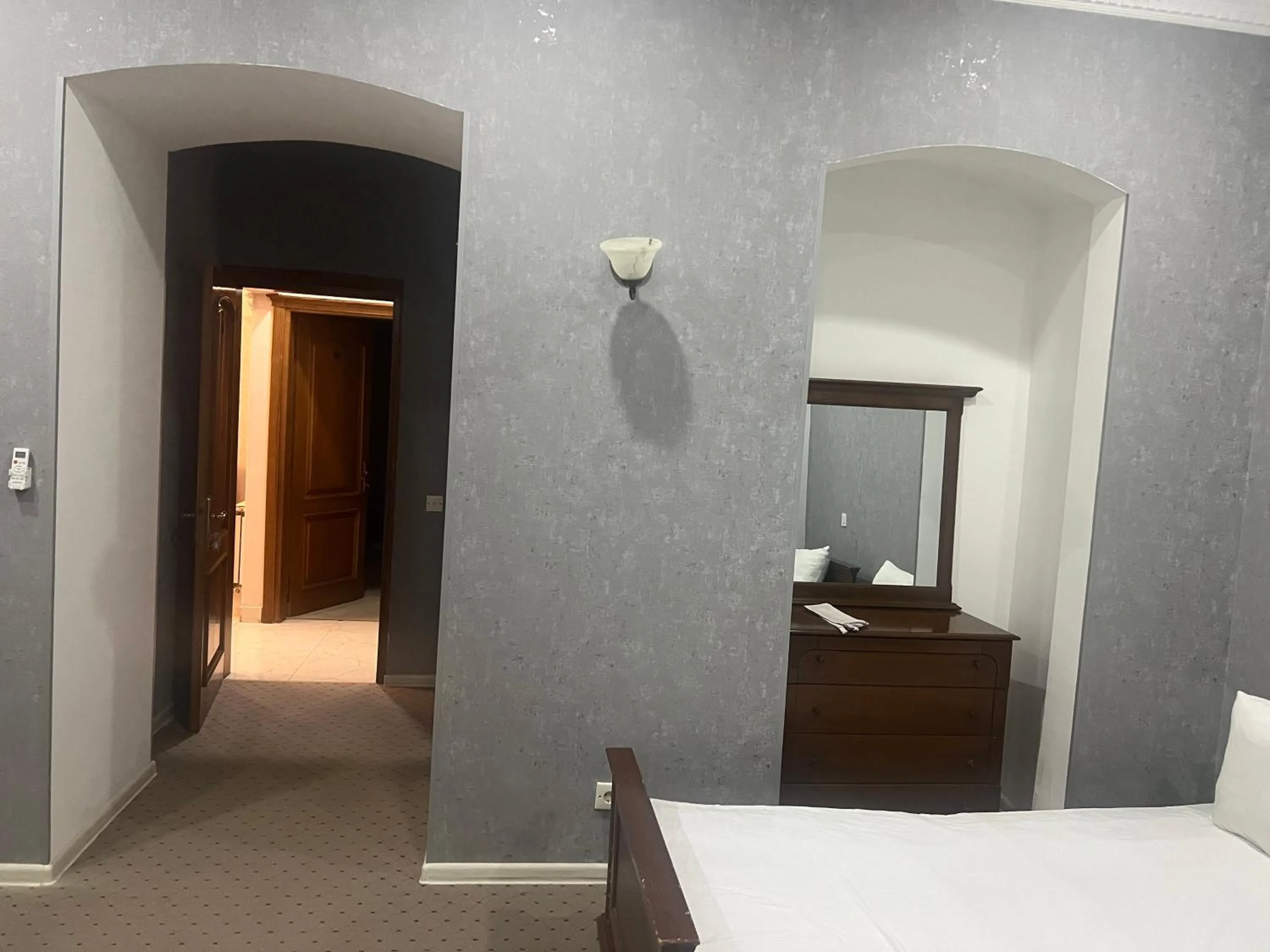 Bed in Swan Hotel Baku