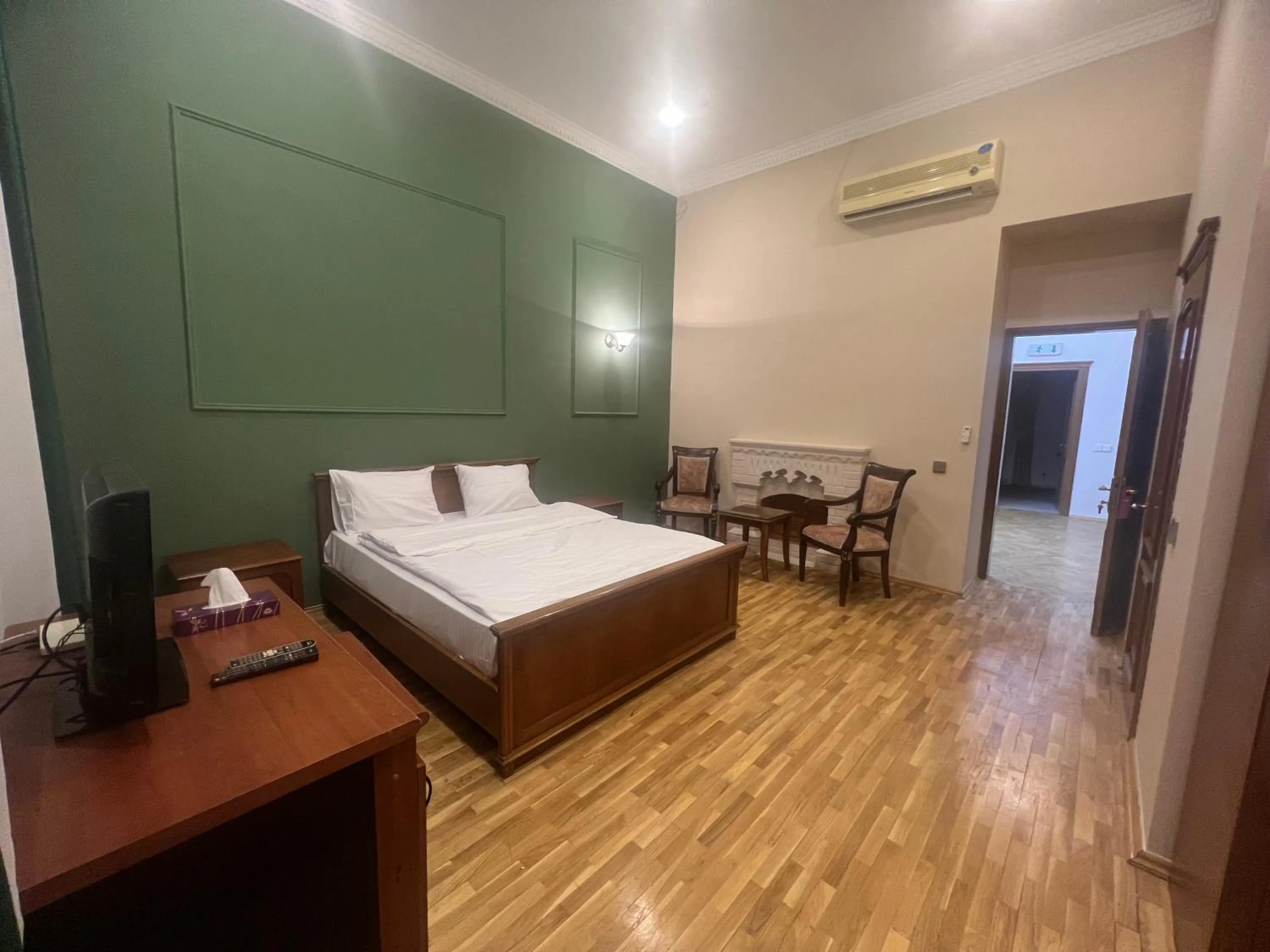 Bed in Swan Hotel Baku