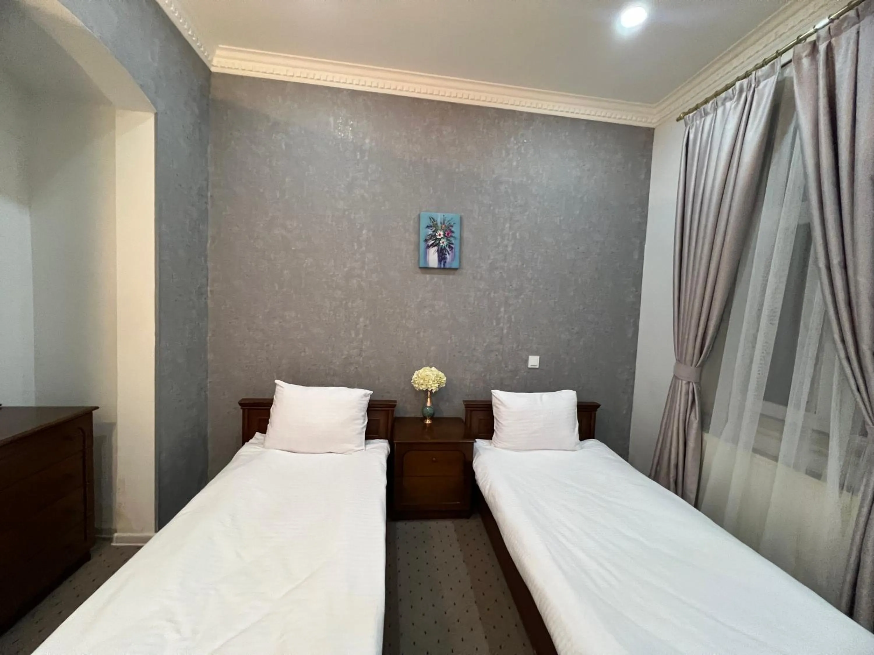 Bed in Swan Hotel Baku