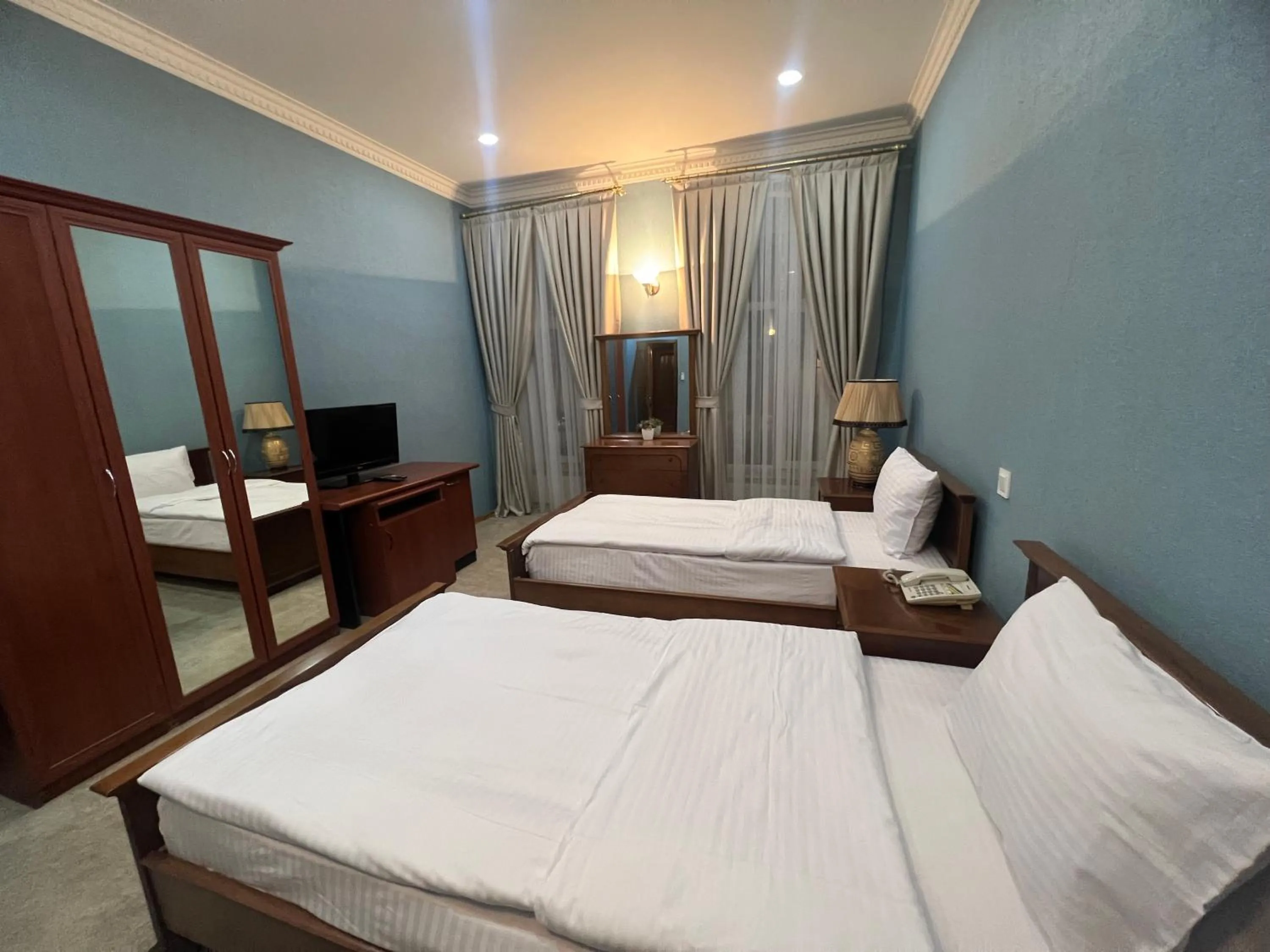 Bed in Swan Hotel Baku