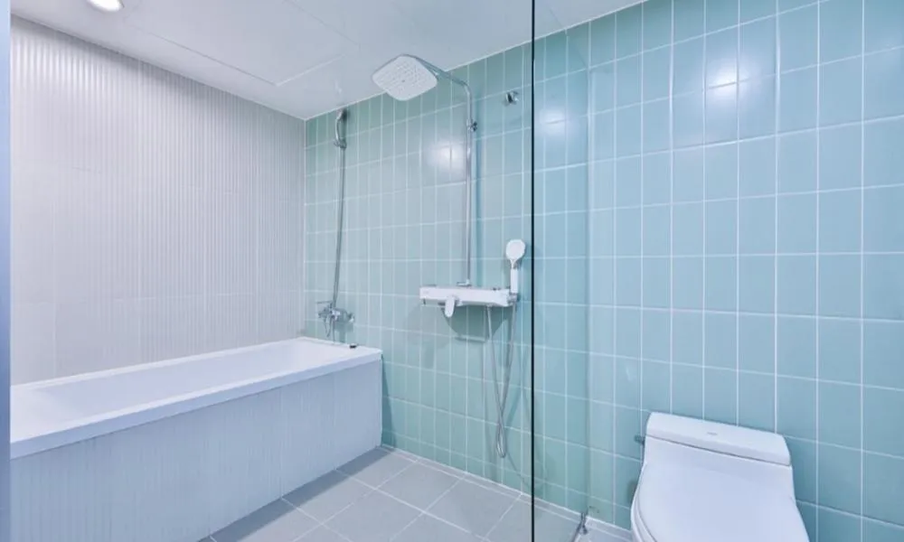 Shower in Beyond Hotel