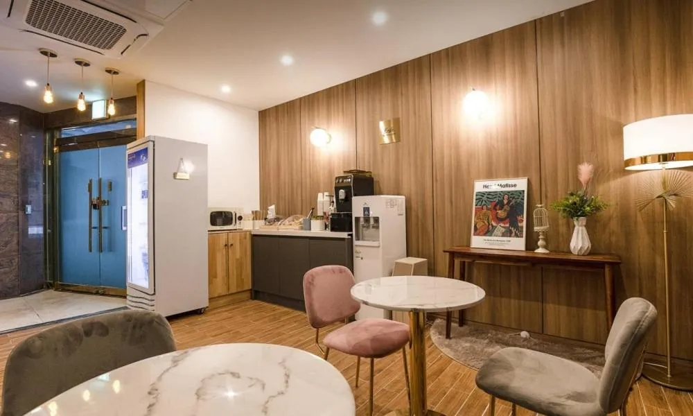 Seating area in Beyond Hotel