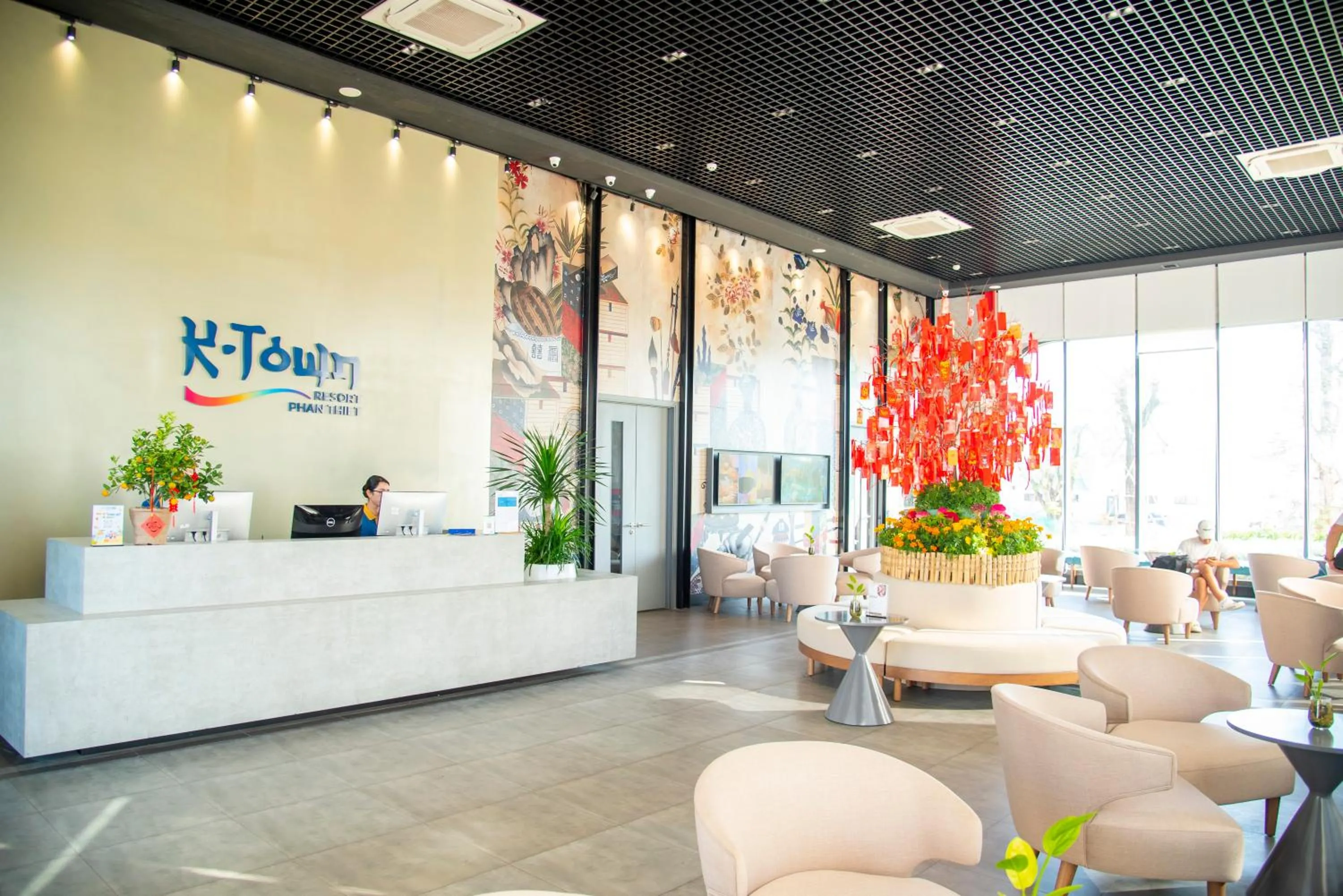 Seating area in K-Town Resort Phan Thiet