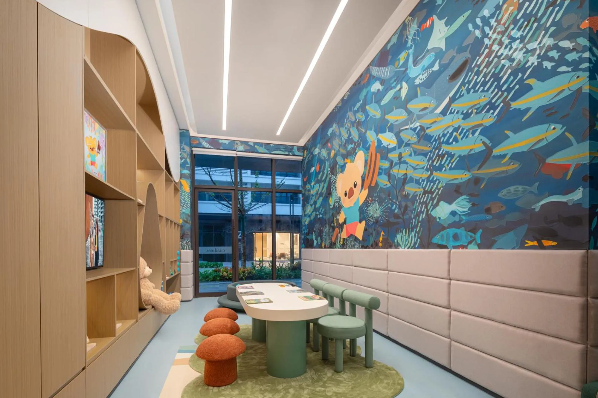 Children play ground in Citadines Hope City Boao