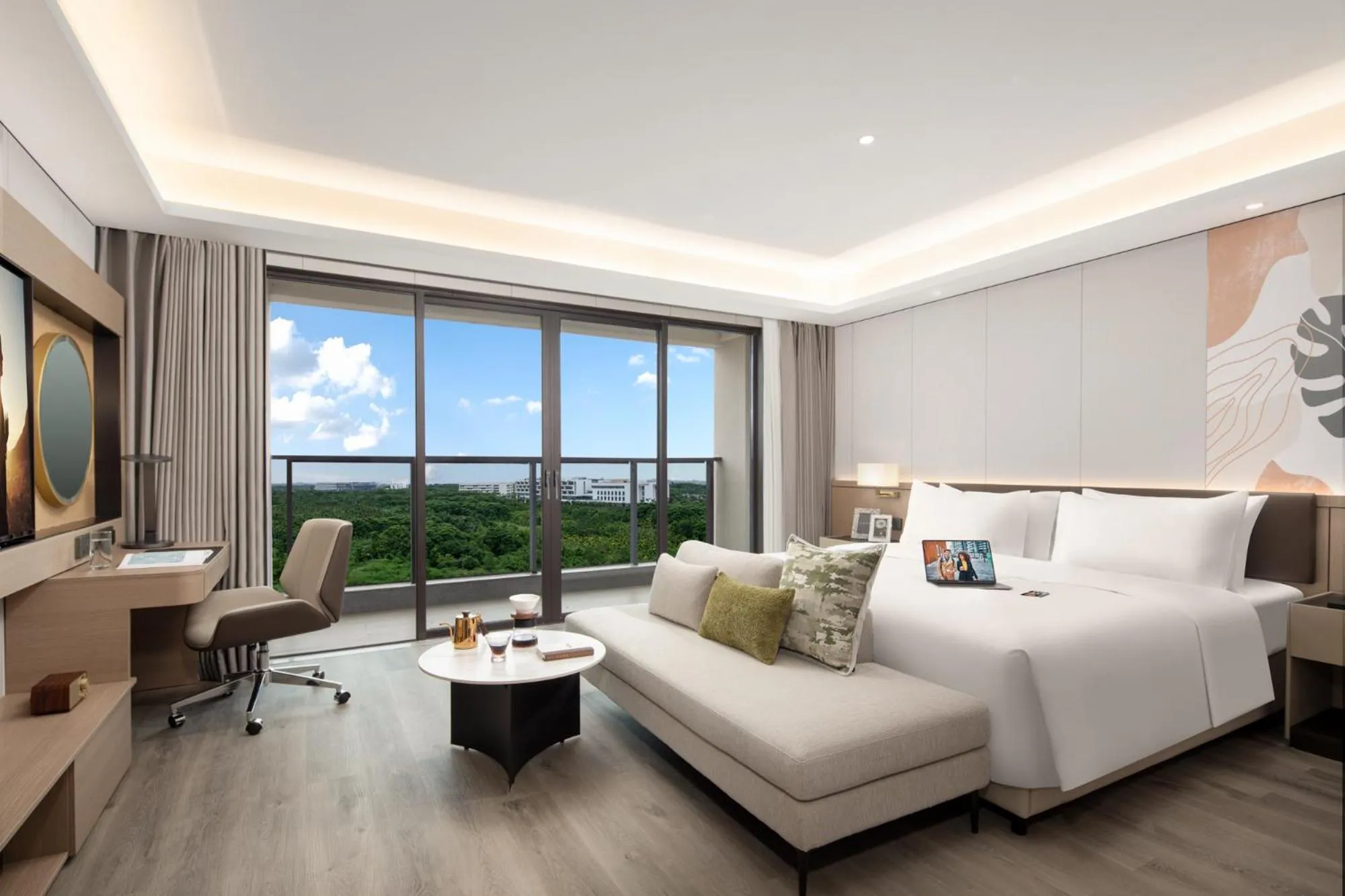 Bedroom, Bed in Citadines Hope City Boao