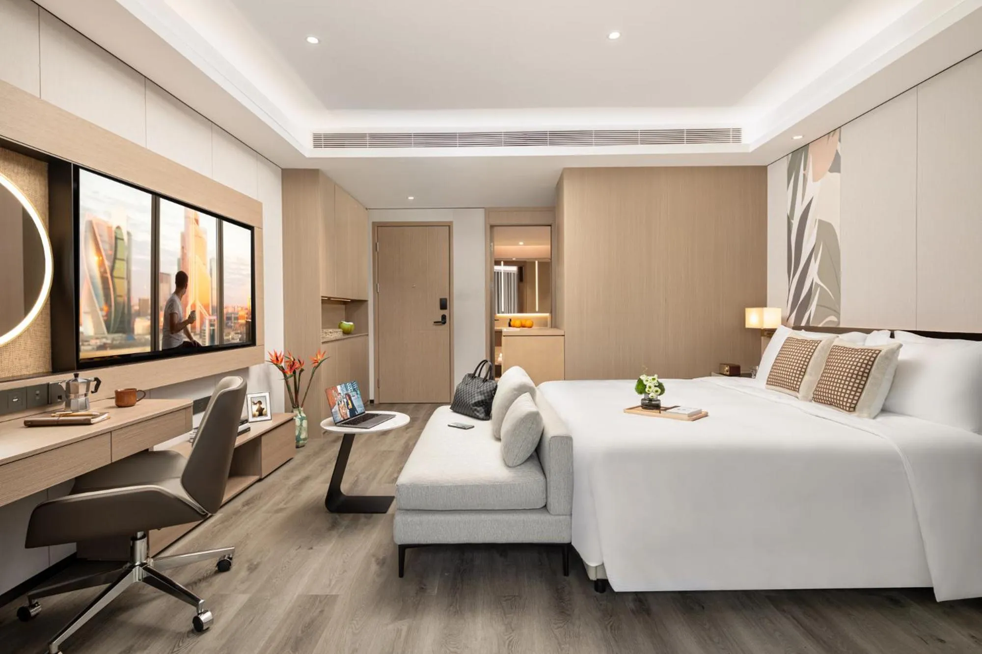 Bed in Citadines Hope City Boao