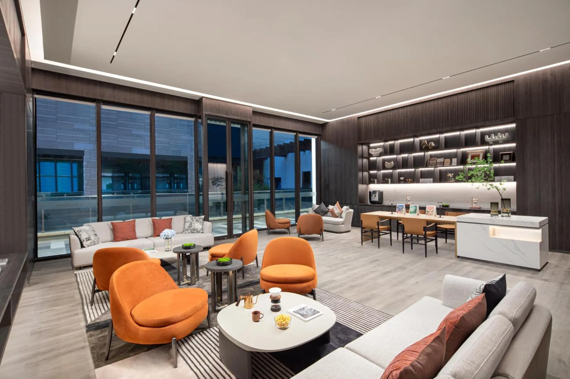 Seating area in Citadines Hope City Boao