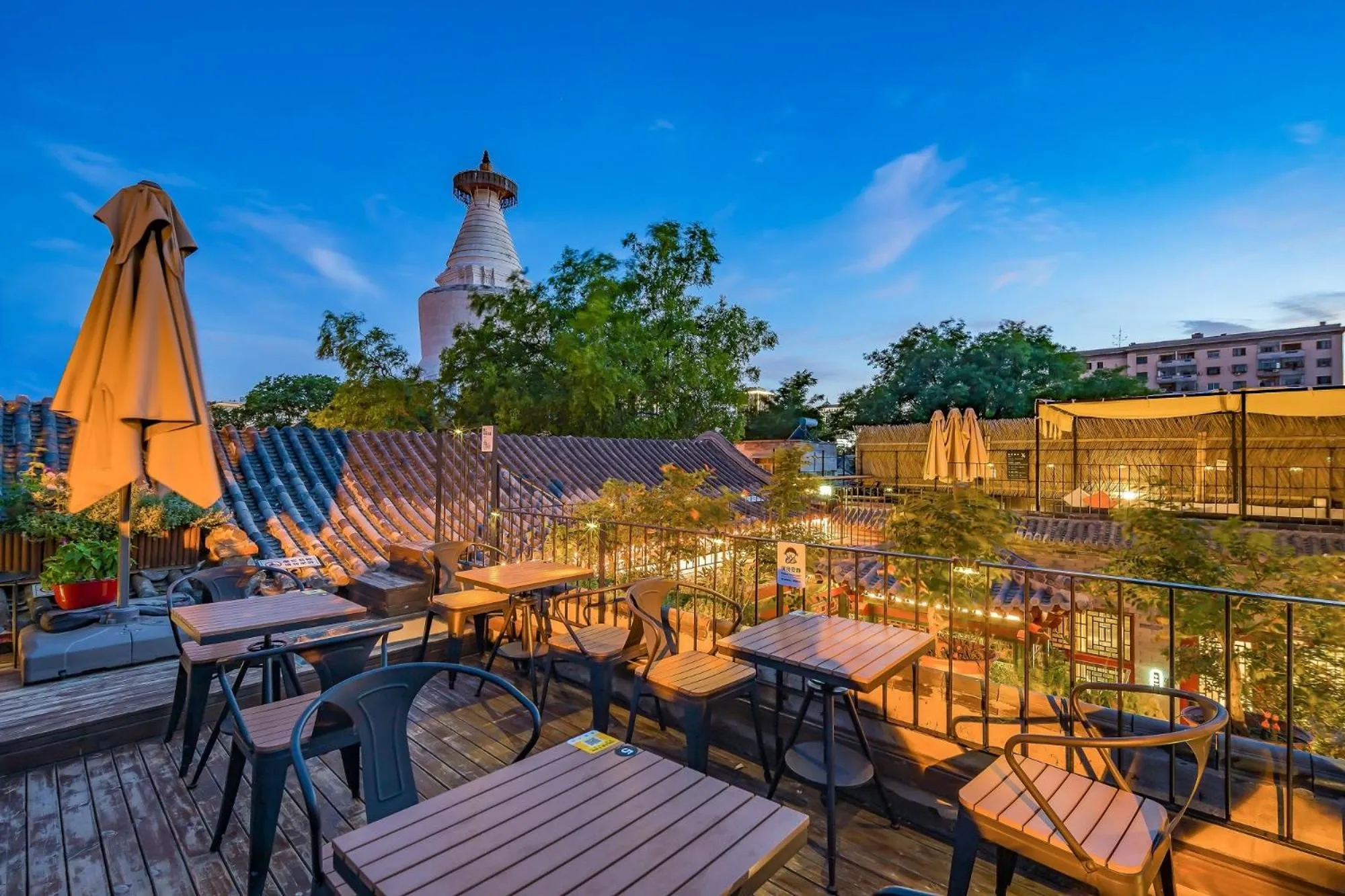 Balcony/Terrace in The JOY courtyard Beijing near Tiananmen Forbidden City
