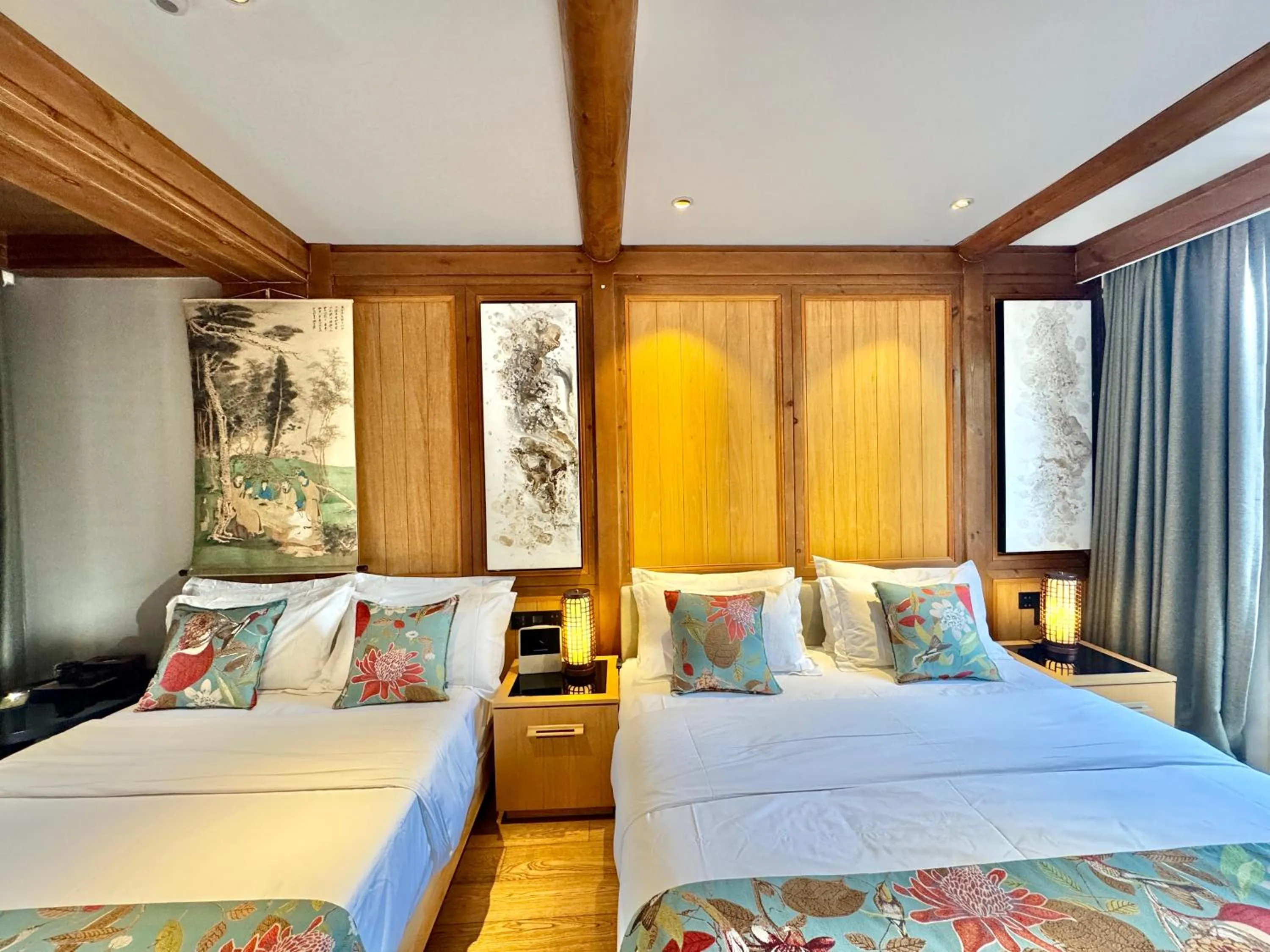 Bed in The JOY courtyard Beijing near Tiananmen Forbidden City